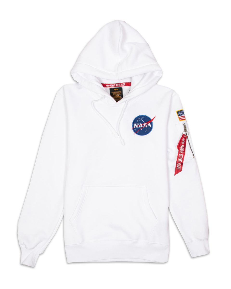 Alpha Industries Nasa Space Shuttle Bianco 178317-09