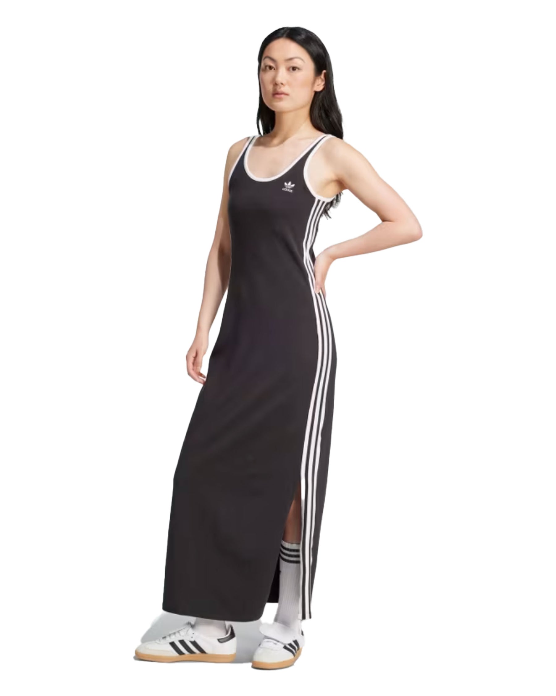 Abitino Donna Adidas 3S Tank Dress Black-White