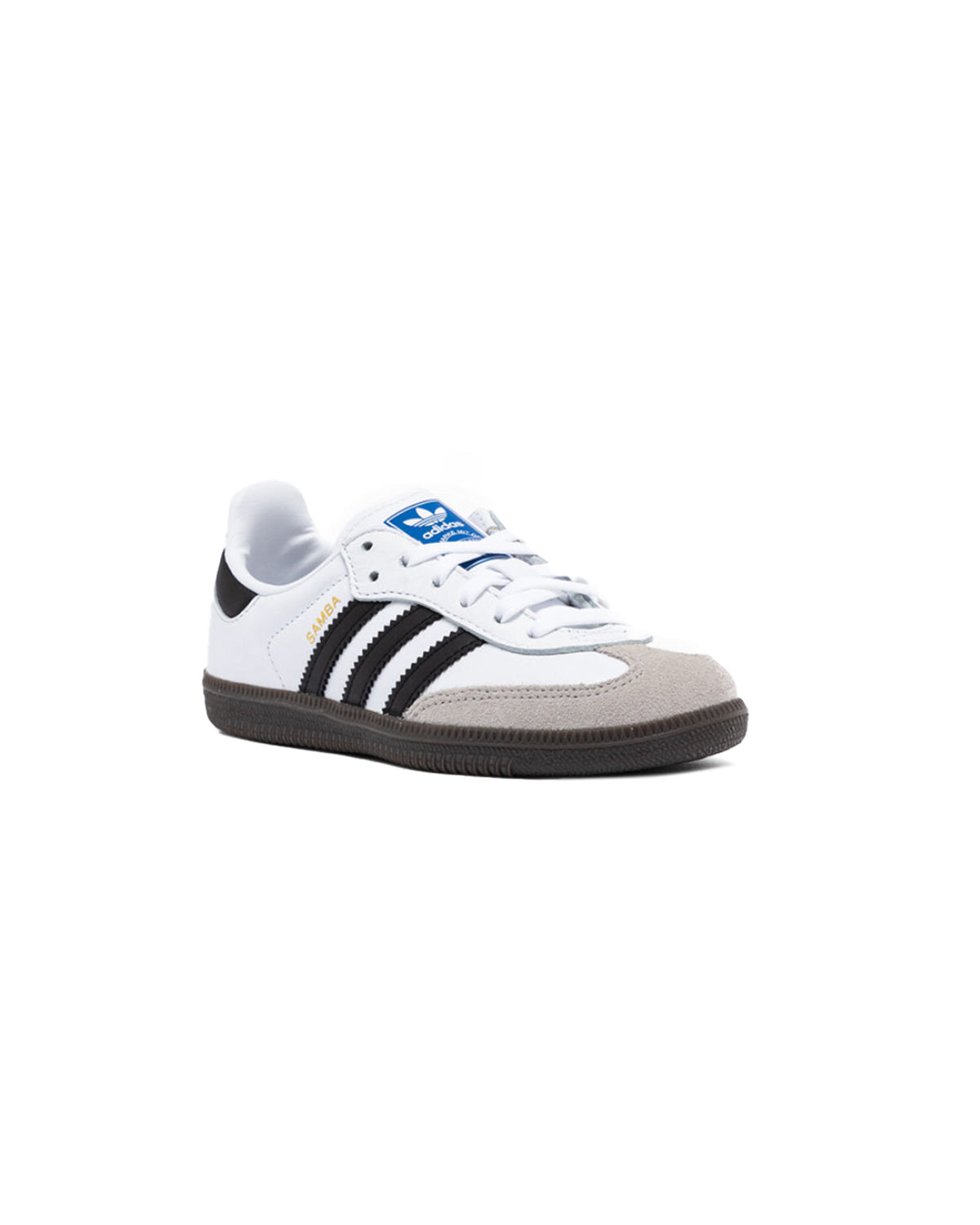 Sneakers Jr Unisex Bambino Adidas Samba OG C Bianco Nero IE3677