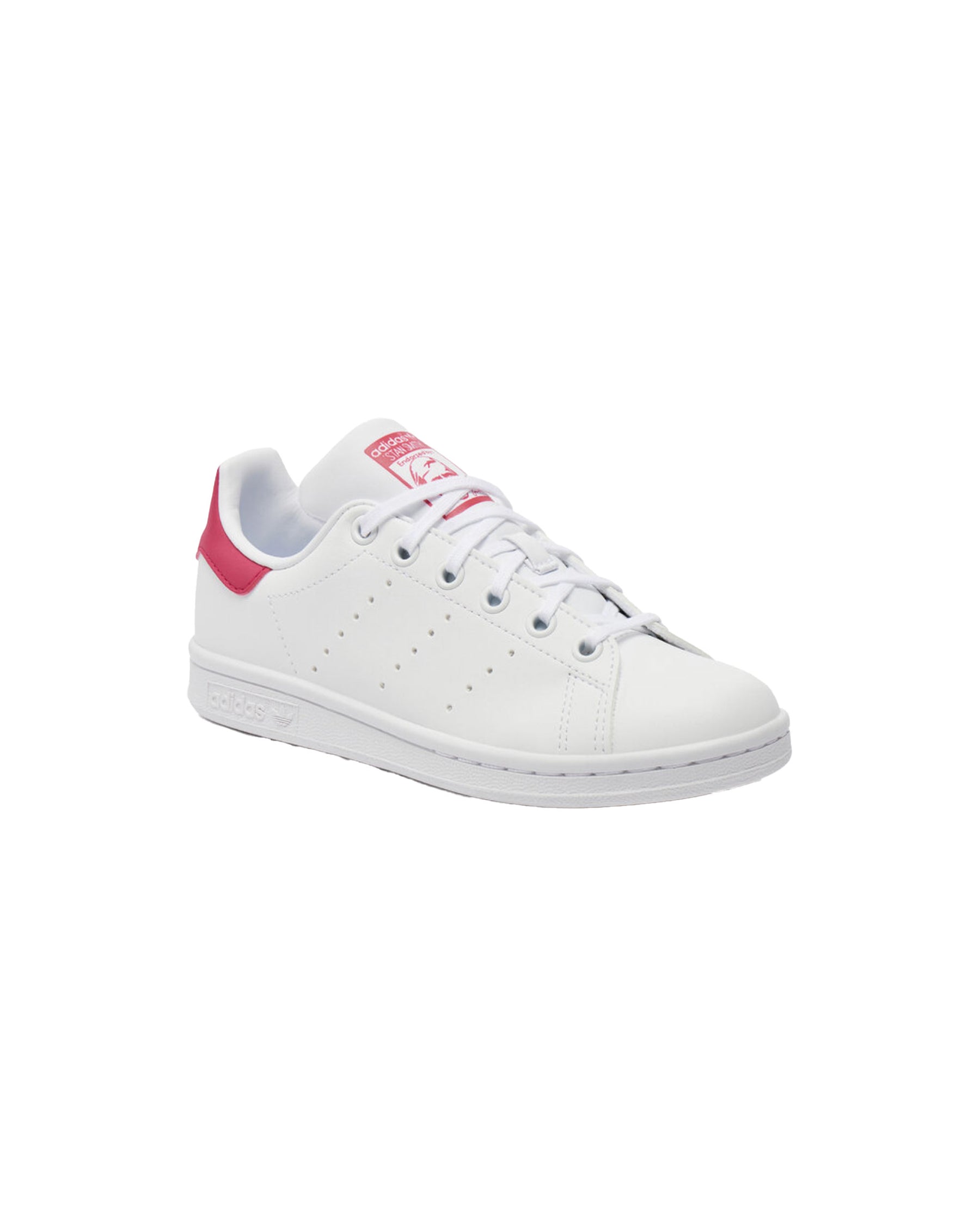 Adidas Stan Smith J White Fuxia