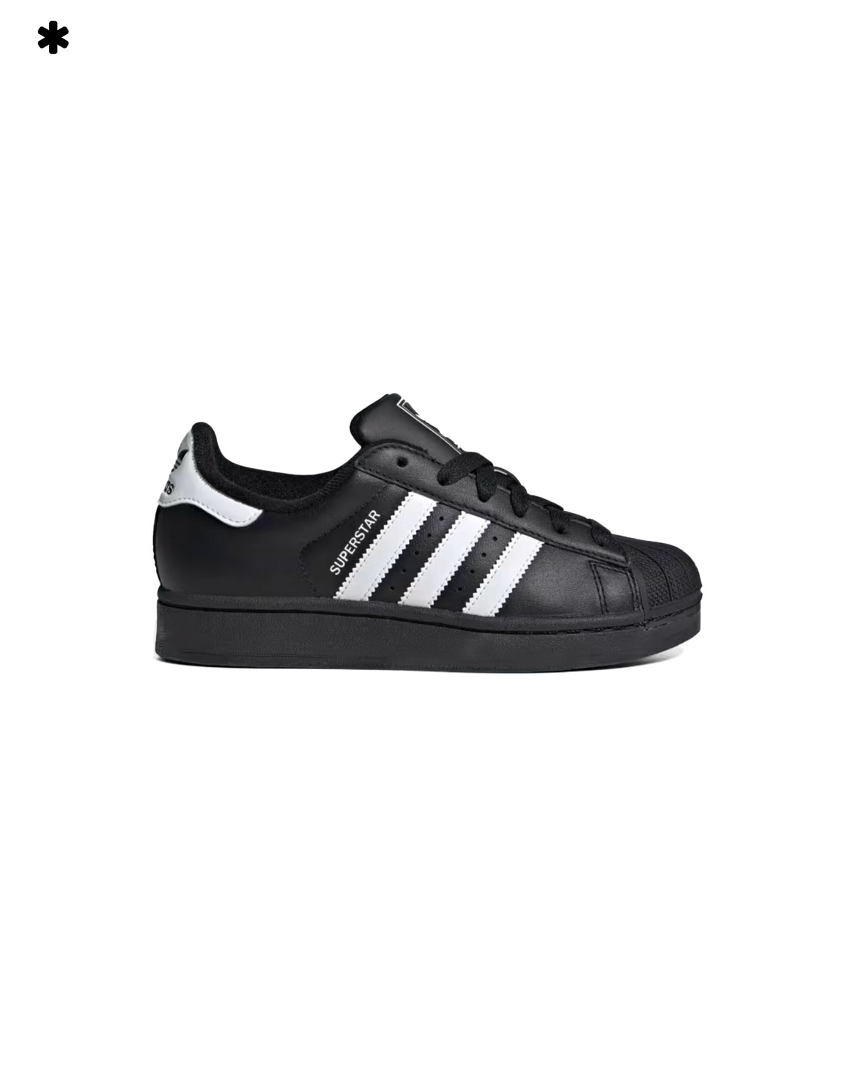 Adidas Superstar II J Nero-Bianco