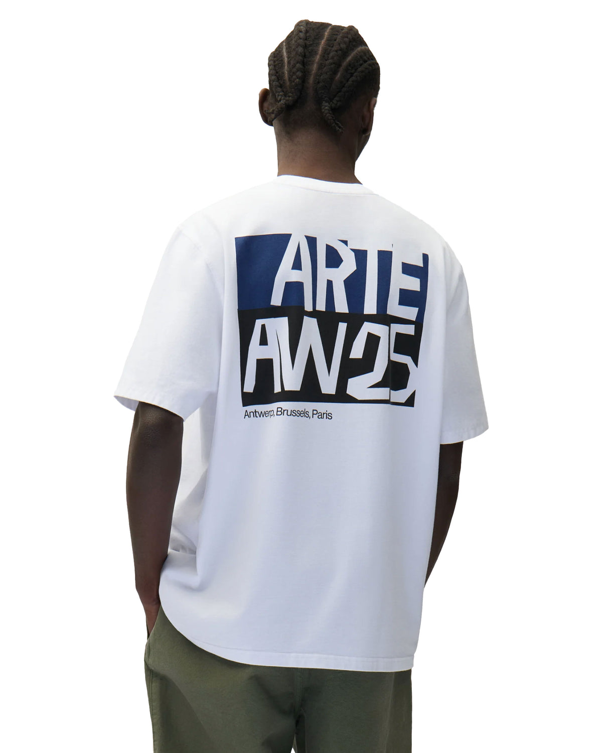 Arte Antwerp Cut Out Print T-shirt White