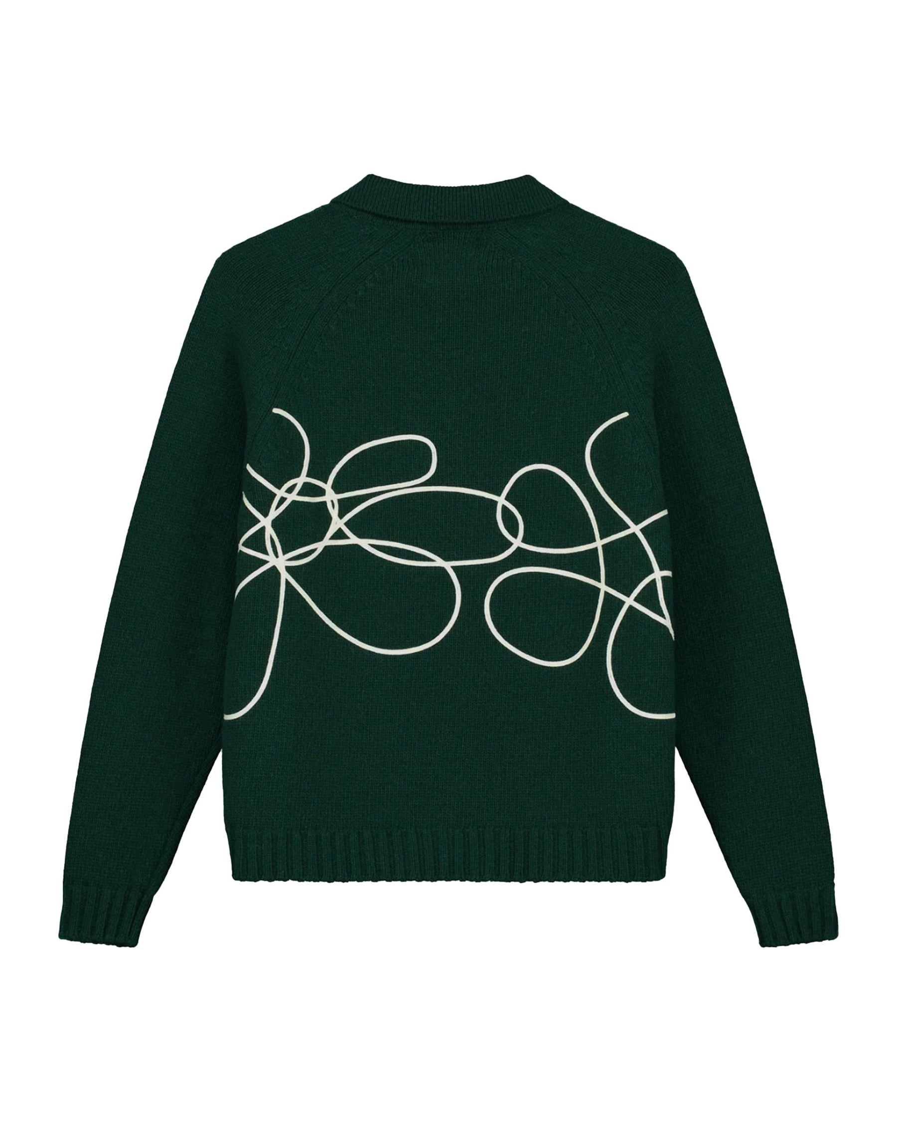 Arte Antwerp Flower Logo Knit Verde