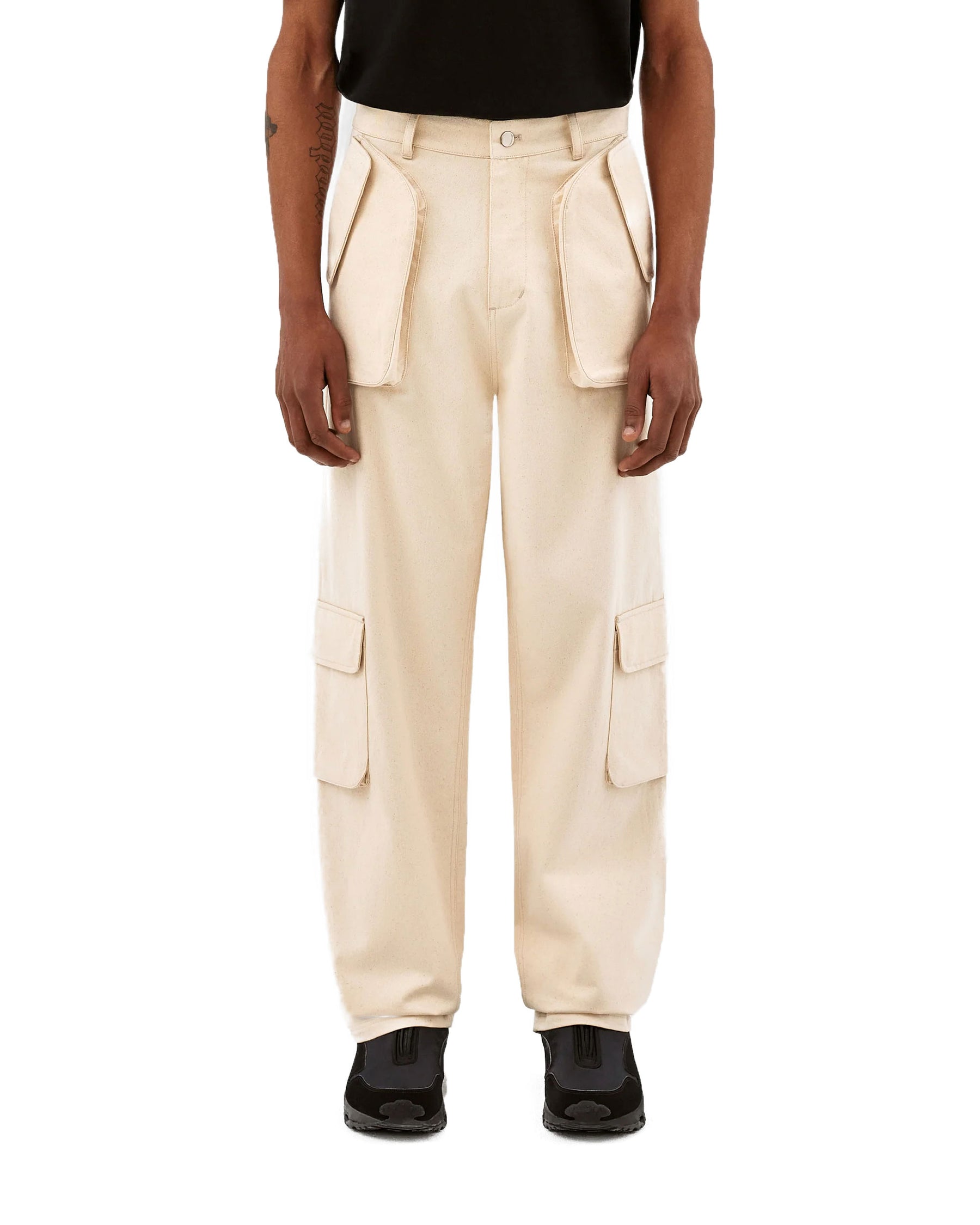 Arte Antwerp Jaden Cargo Pants Cream