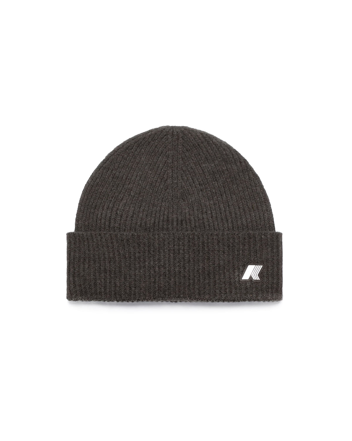 Beanie K-Way Brice Cardigan Stitch Wool Black Olive