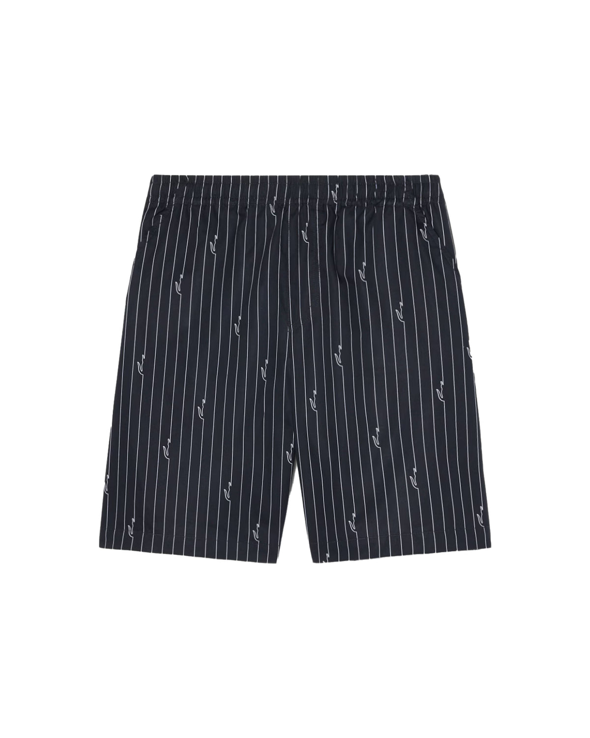 Lacoste Men's Striped Bermuda Shorts with Black Crocodile