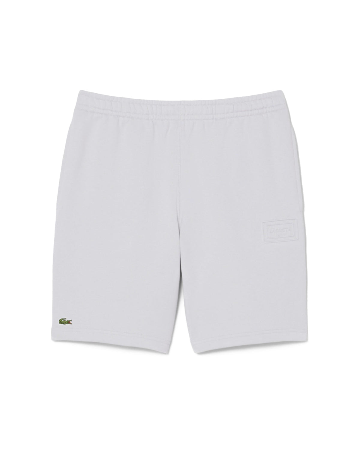 Bermuda Uomo Lacoste logo goffrato Grigio