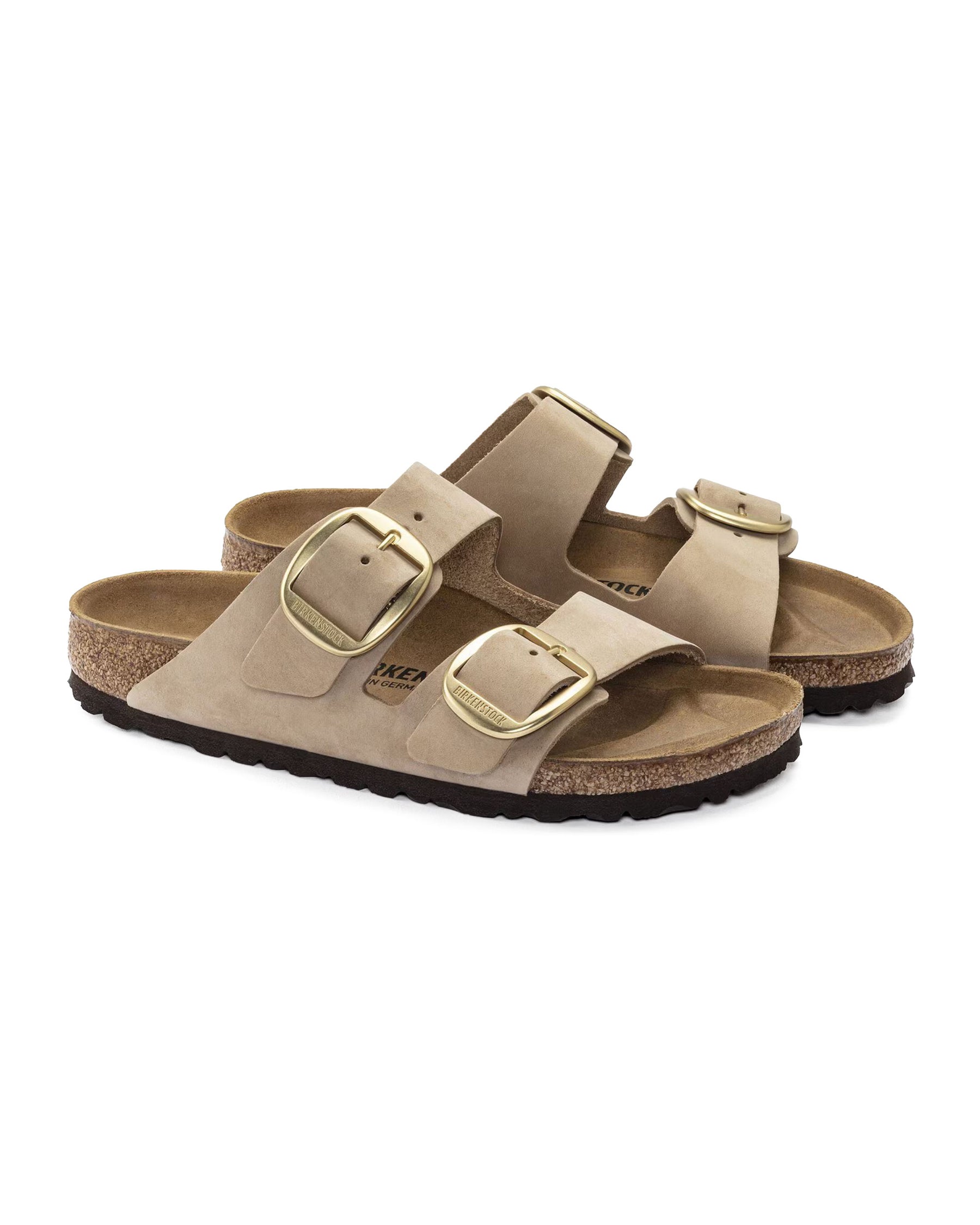 Birkenstock Arizona Big Buckle Beige Calzata Stretta