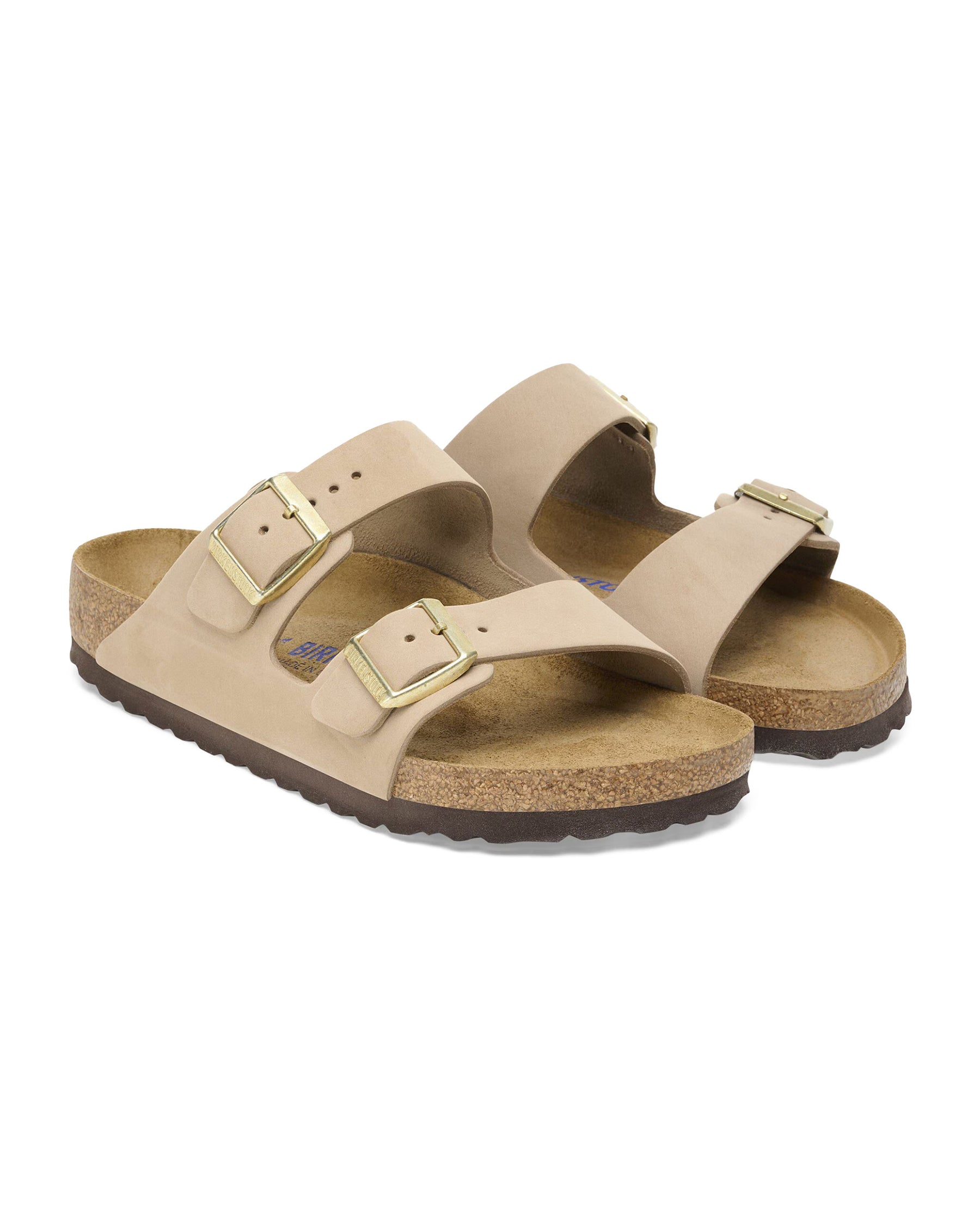 Birkenstock Arizona Bs Sandcastle Nubuck Beige Slim Fit