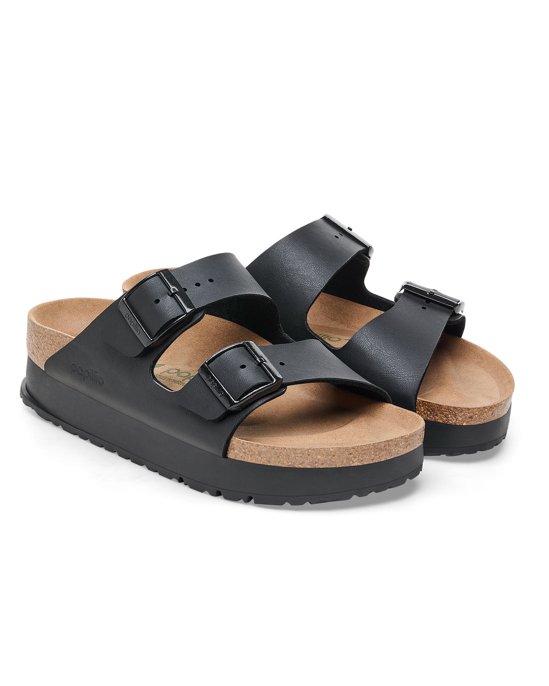 Birkenstock Arizona Pap Flex Platform Nero