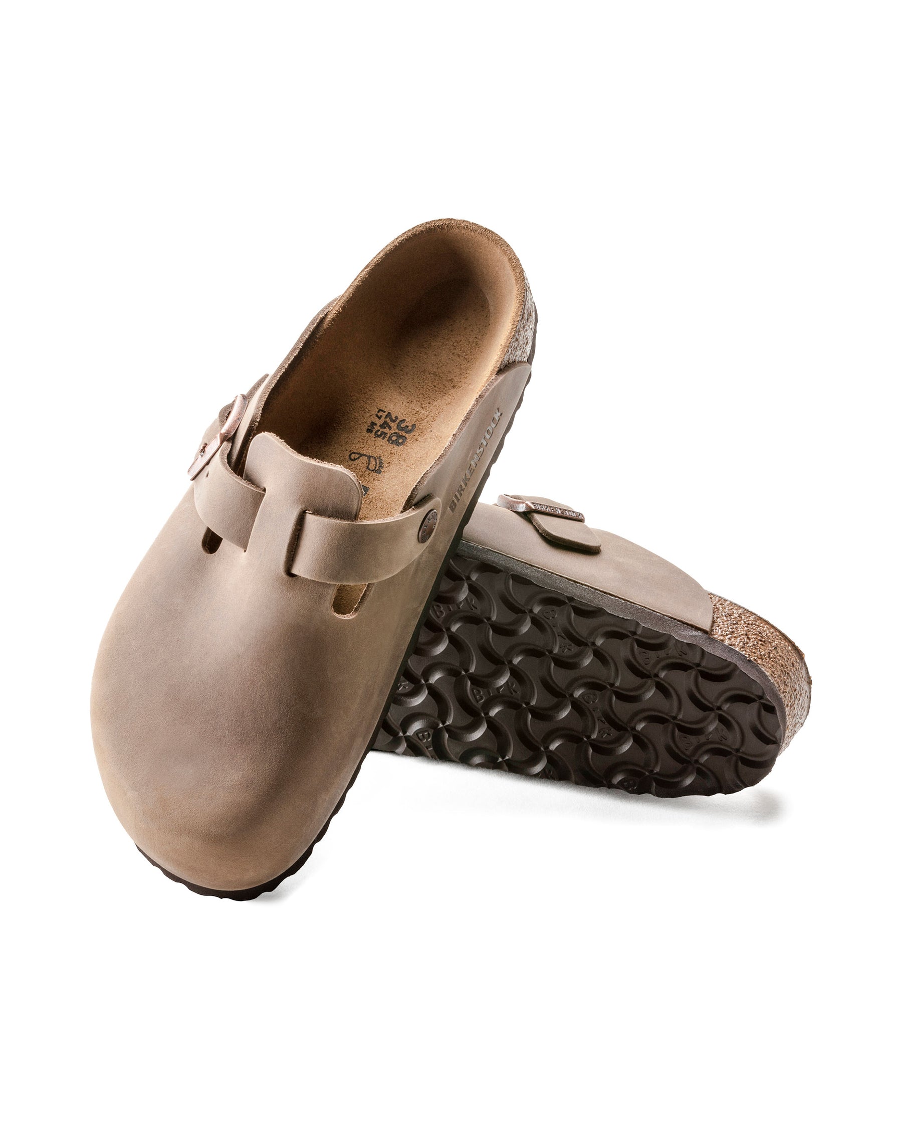 Birkenstock Boston BS Tabacco Brown Calzata Stretta