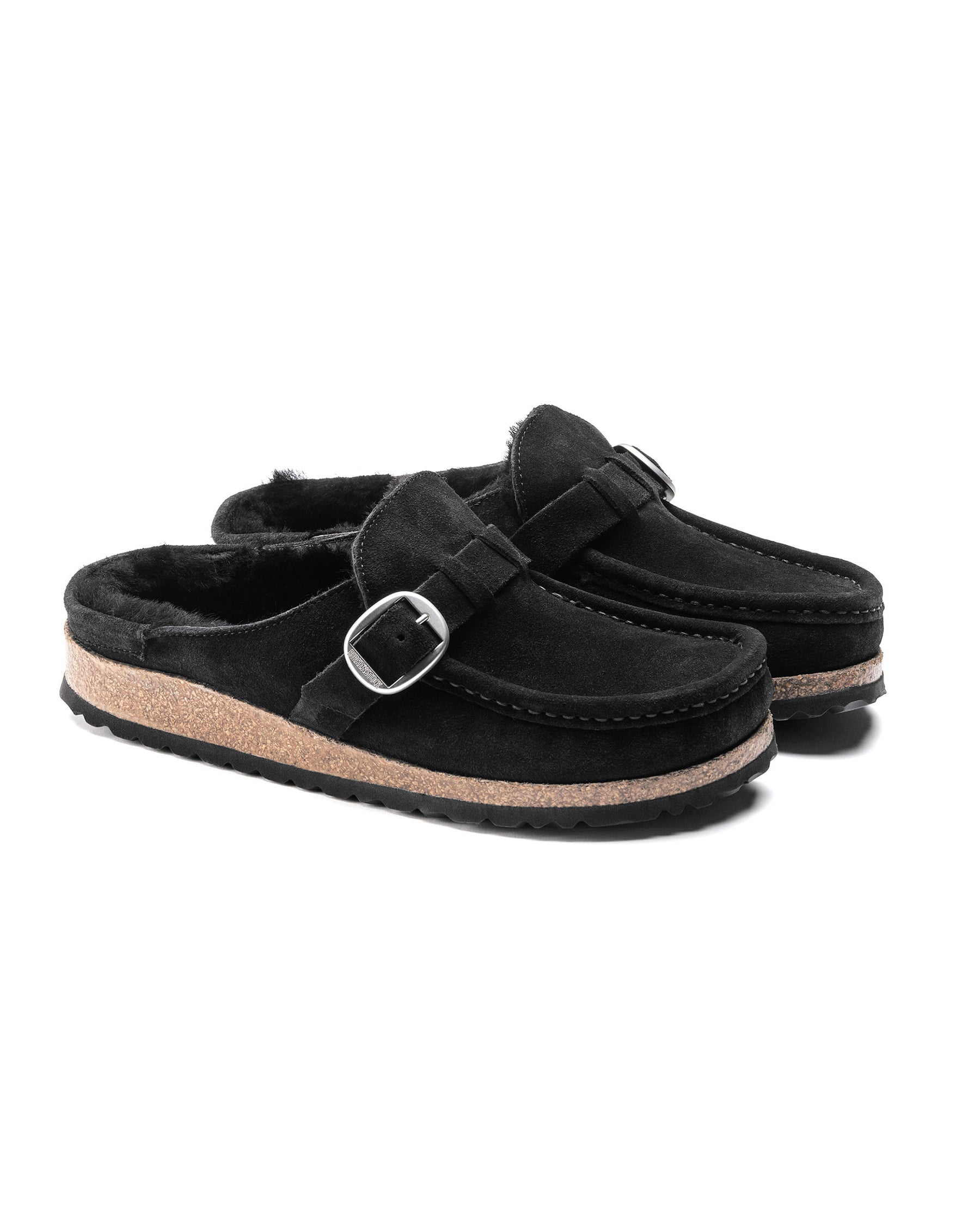 Birkenstock Buckley Women Shearling black Calzata Stretta