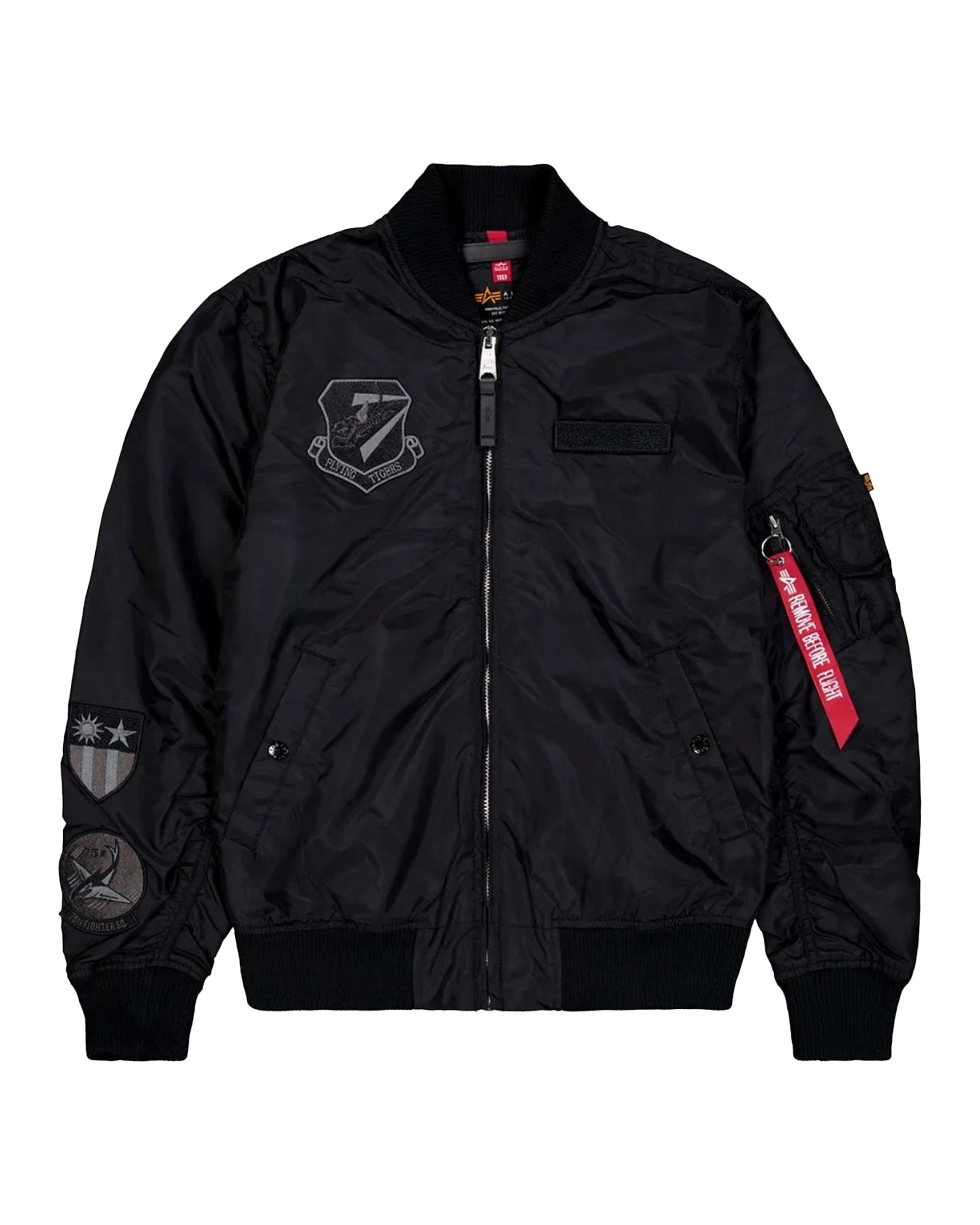 Bomber Alpha Industries MA-1 TT Flying Tigers Black