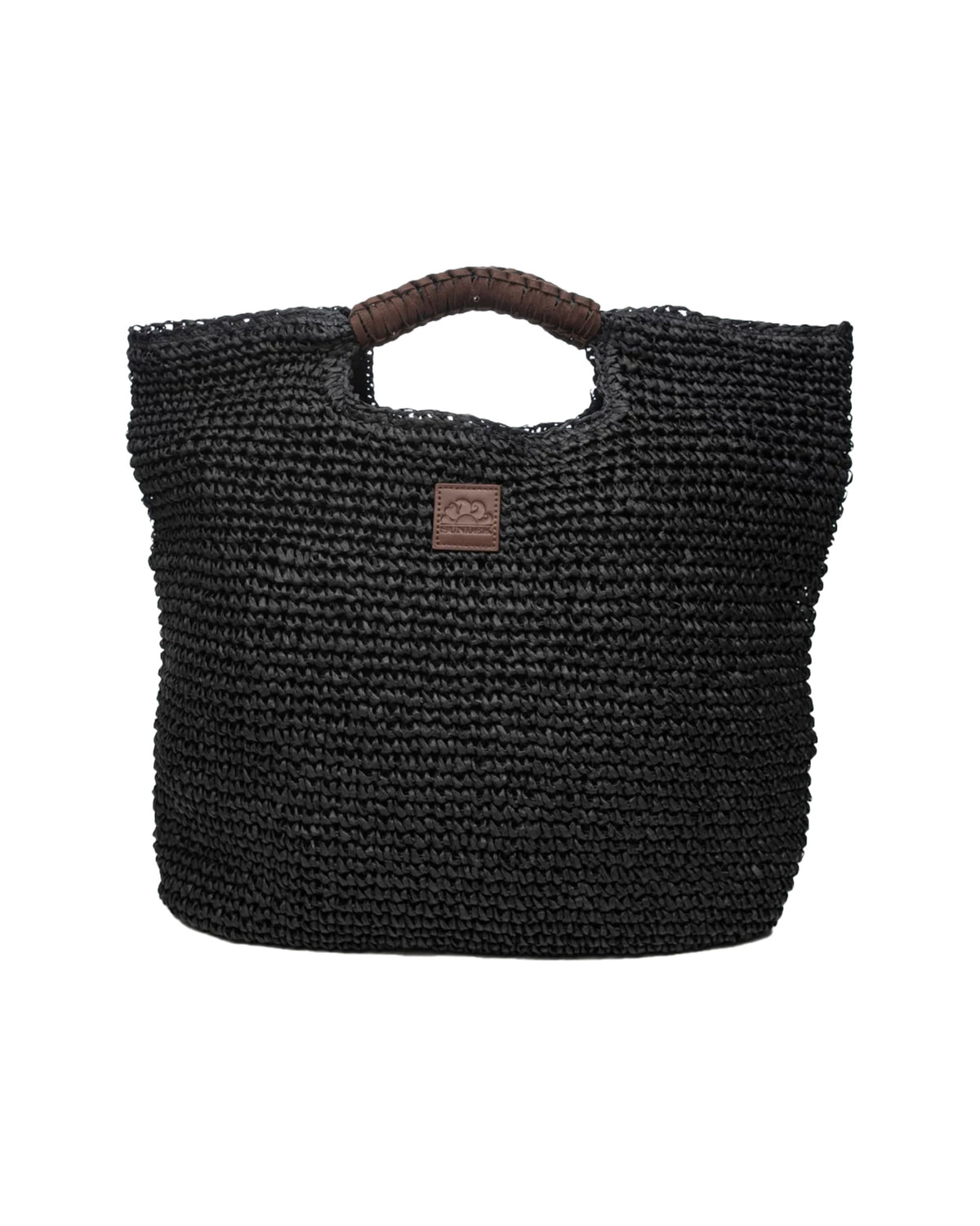 Borsa Spiaggia Sundek Paglia Nero