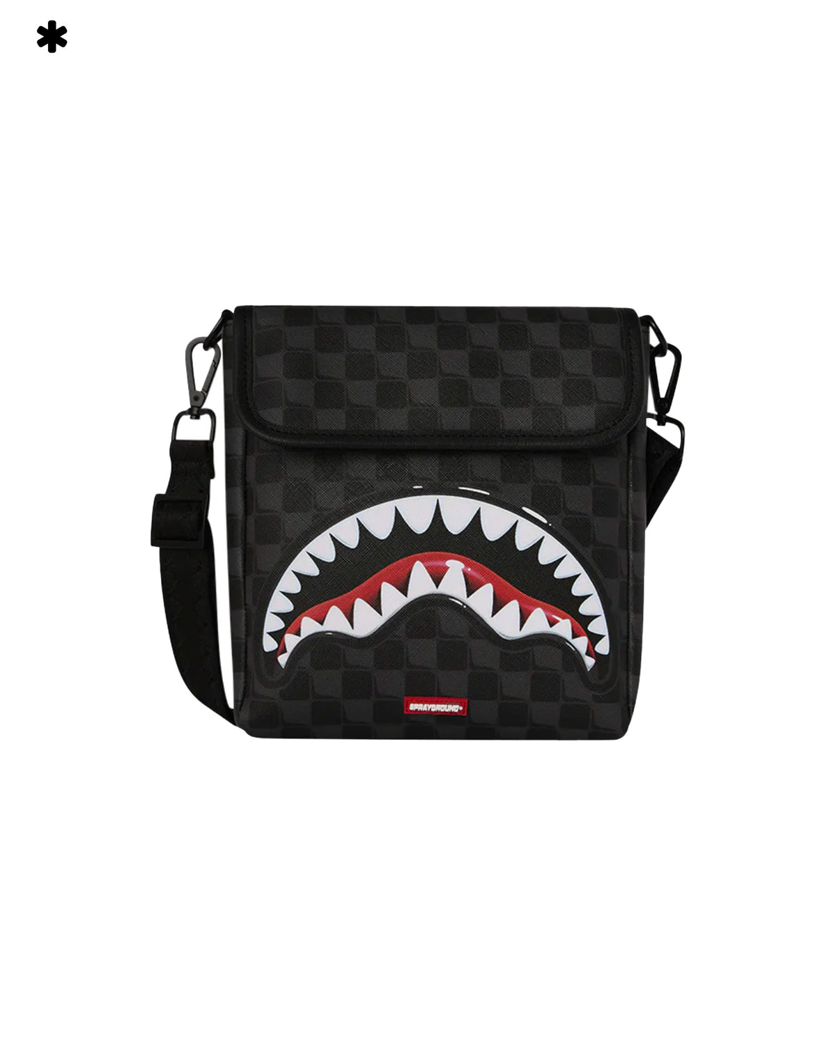 Borsello Sprayground Sharks In Paris Balloon Black Messenger Sling