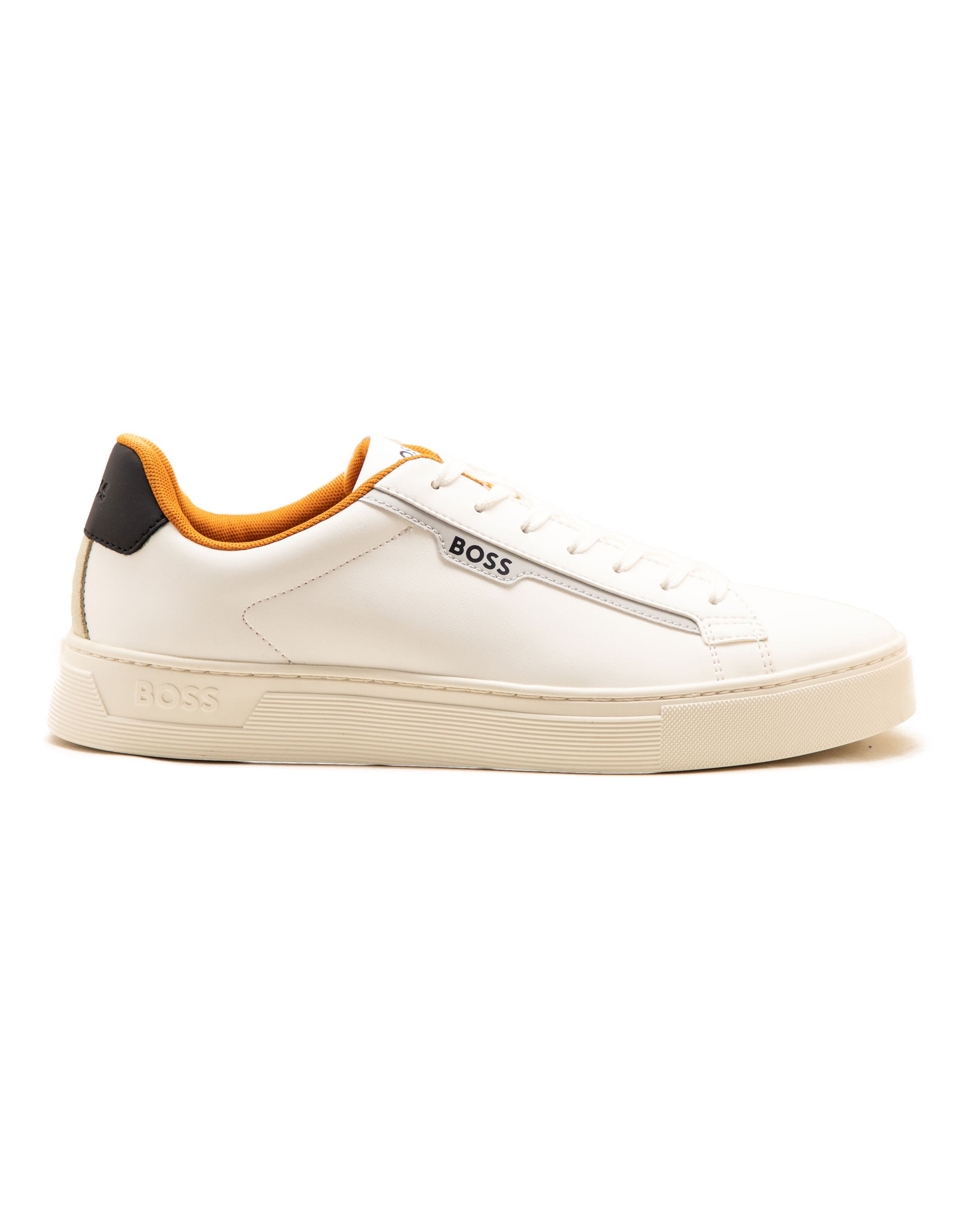 Boss Scarpe Uomo BOSS Rhys_Tenn_pusdth, Tennis Uomo, Bianco Opalino, 40 EU Hugo Boss Scarpe Uomo