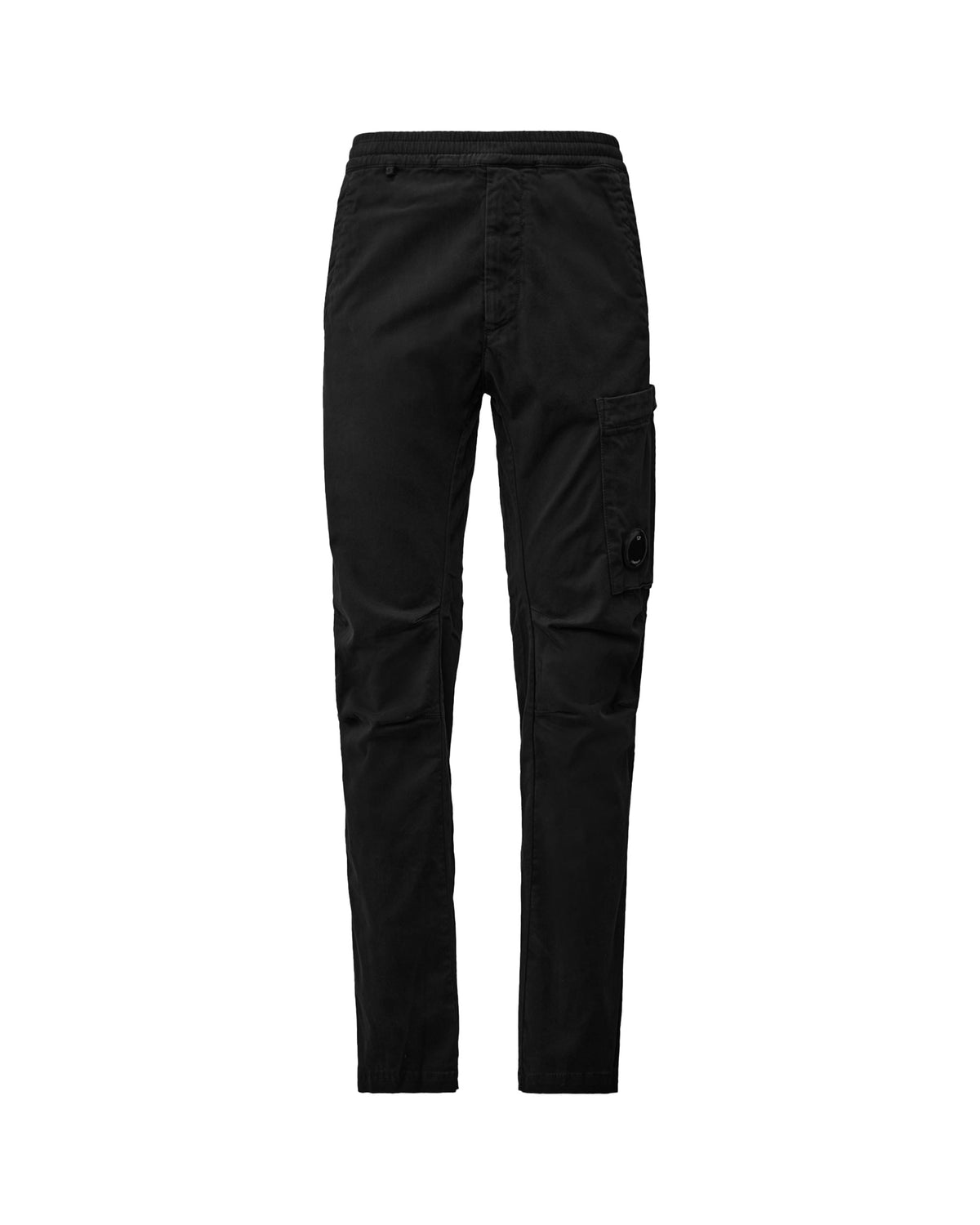 CP Company Cargo Pant in Stretch Satin Nero