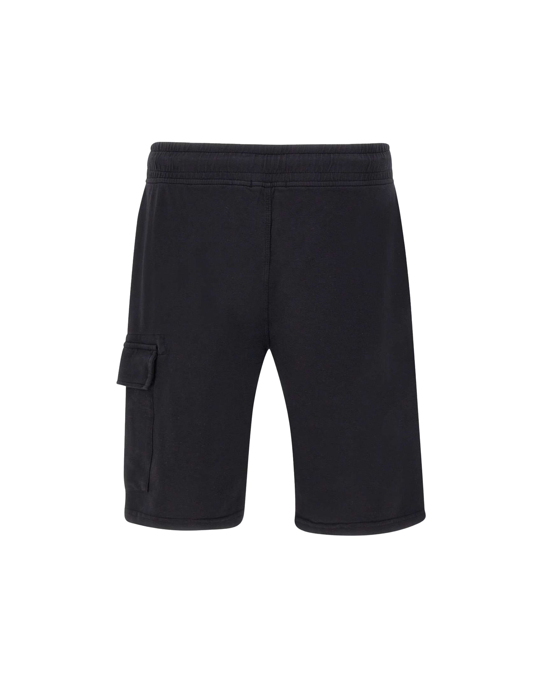 CP Company Light Fleece Utility Shorts Nero