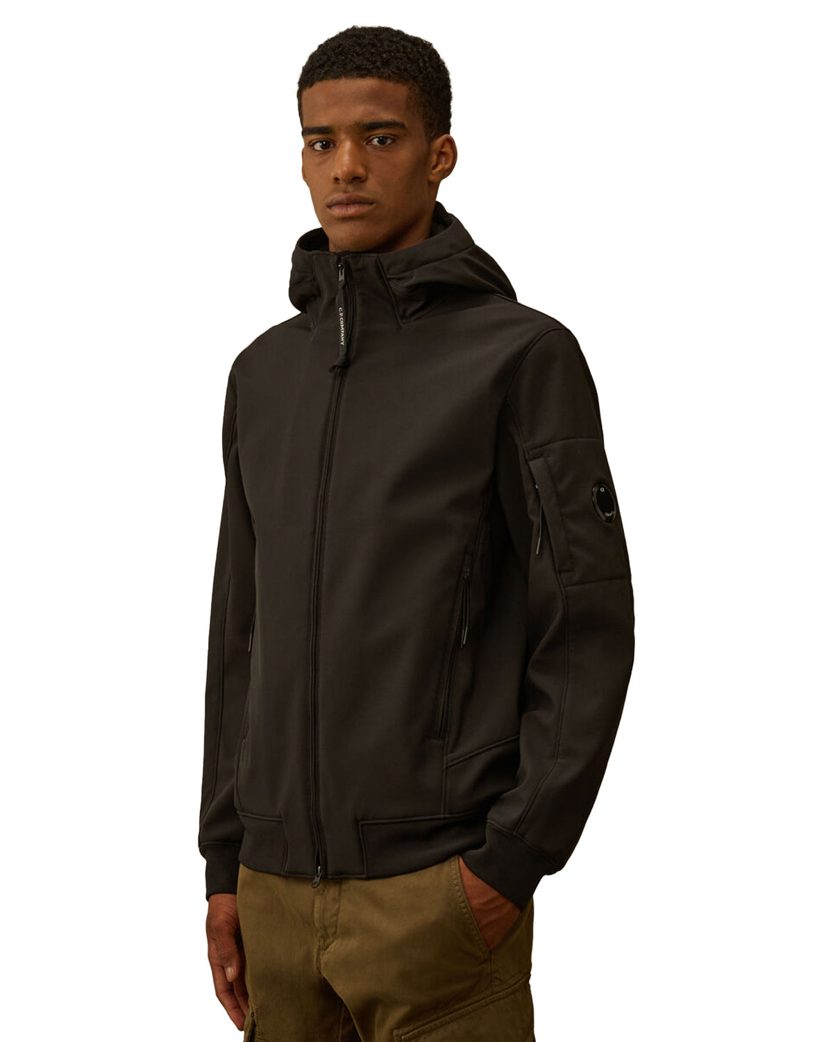 CP Company Outerwear Short Jacket in CP Shell-R Nero