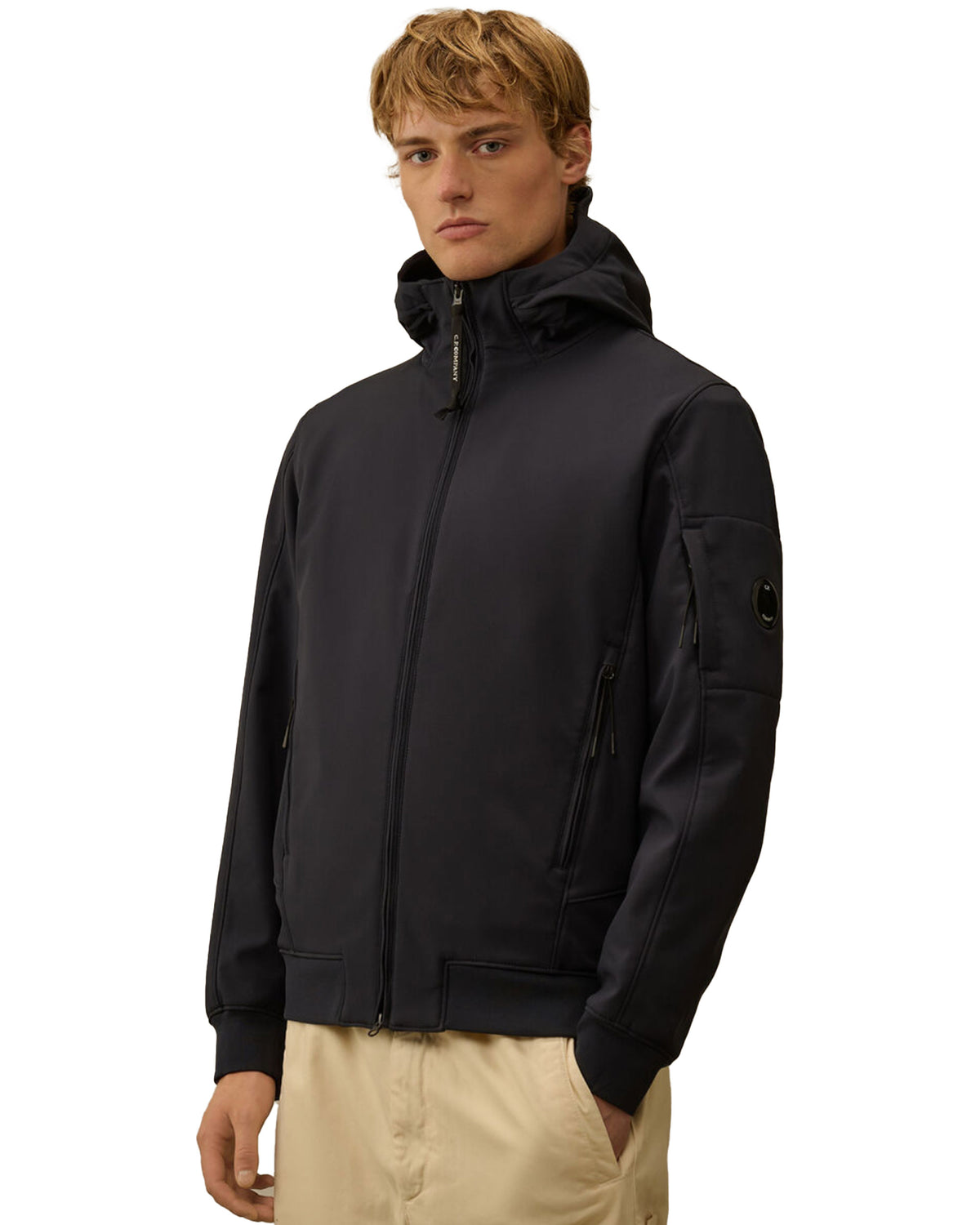 CP Company Outerwear Short Jacket in CP Shell-R Total Eclipse
