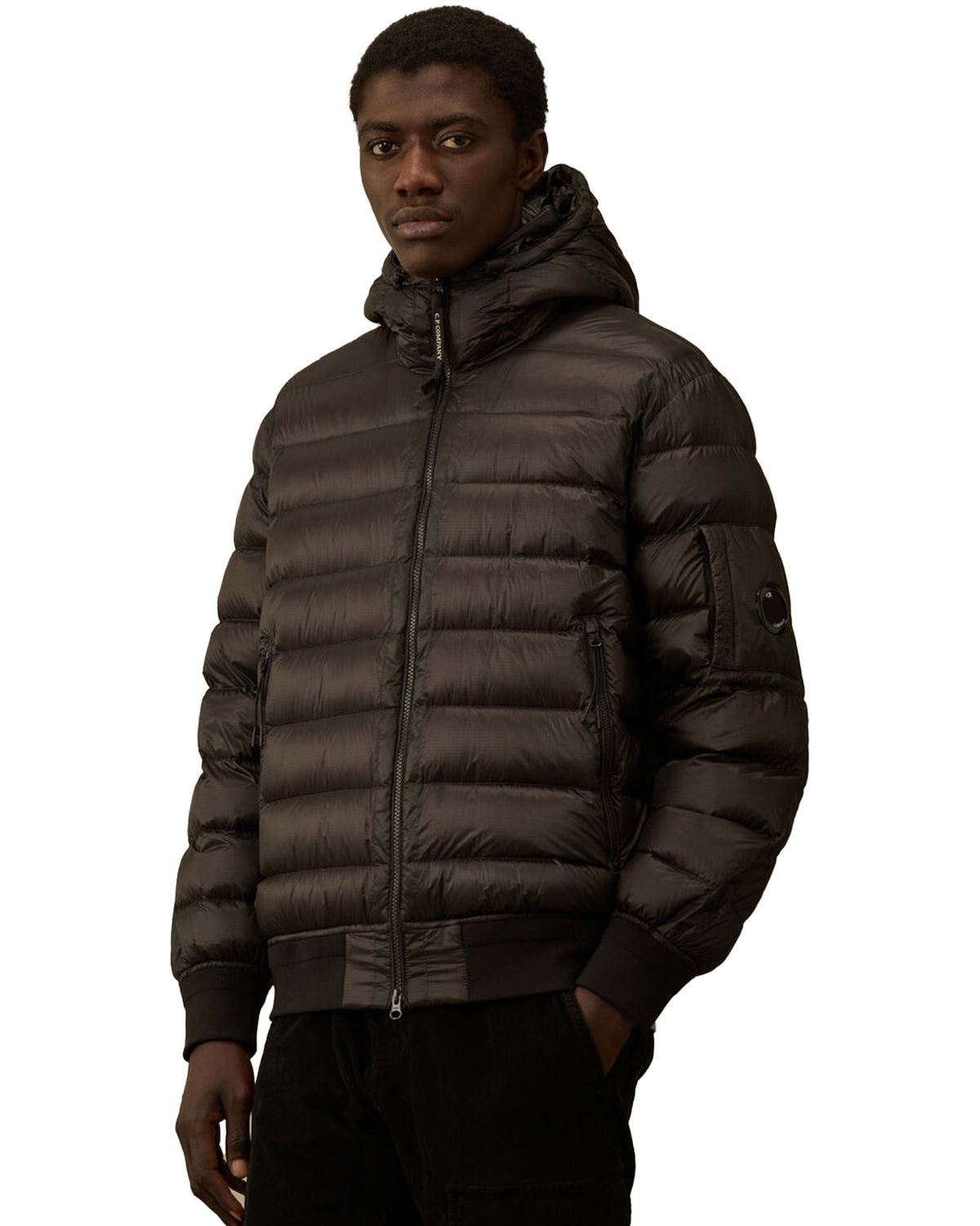 CP Company Outwear Medium Jacket In DD-Shell Black