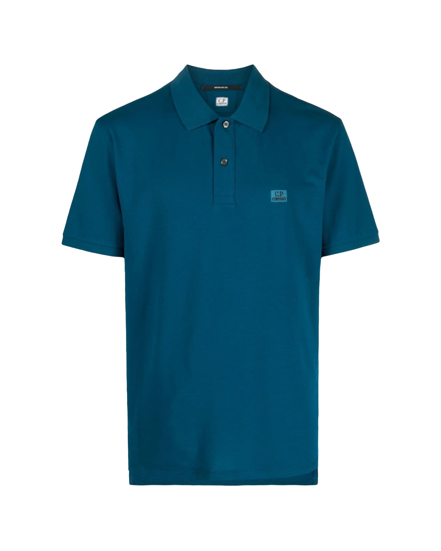 CP Company Stretch Piquet Regular Polo Shirt Ink Blue