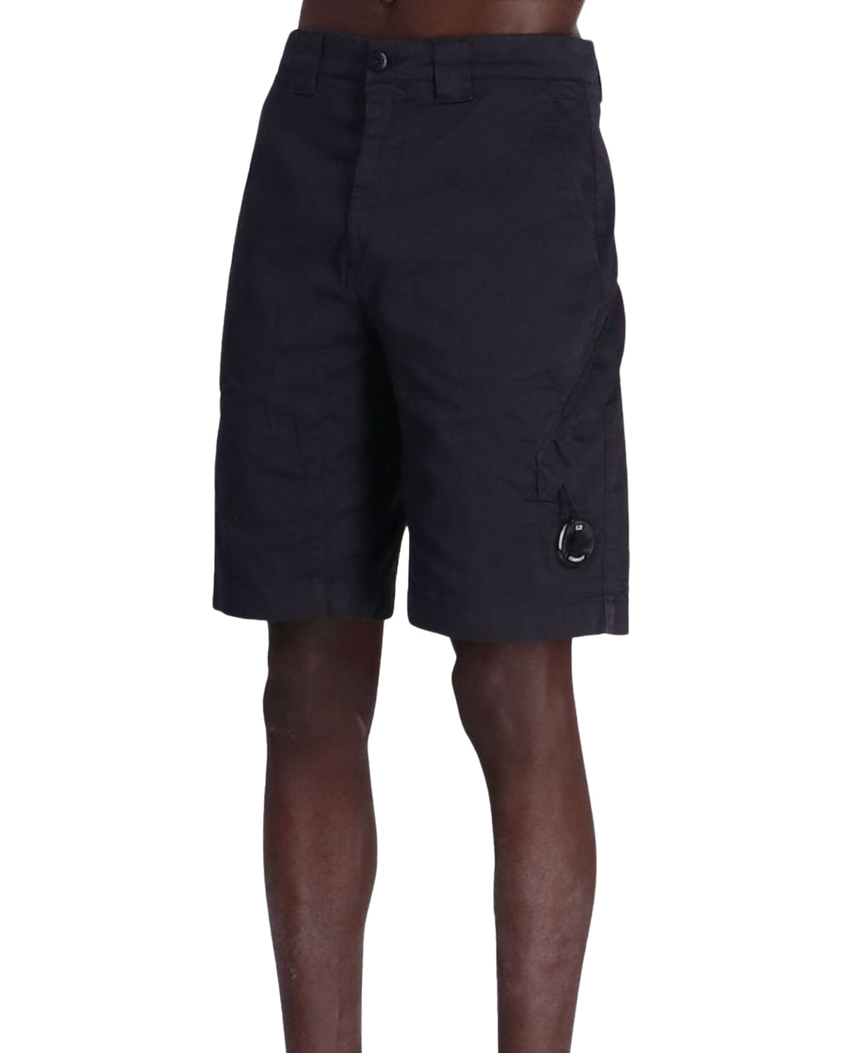 CP Company Stretch Sateen Utility Shorts Nero