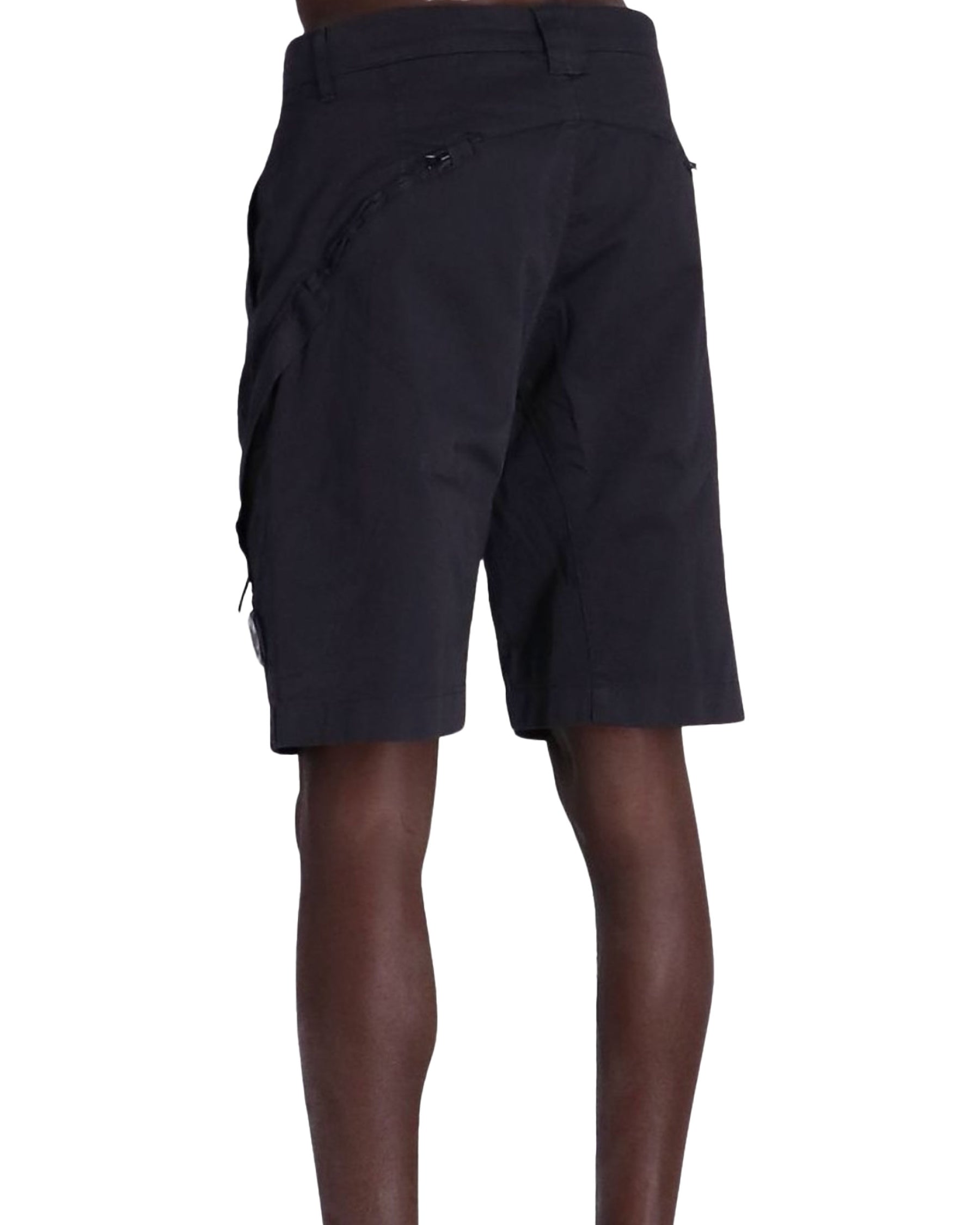CP Company Stretch Sateen Utility Shorts Nero