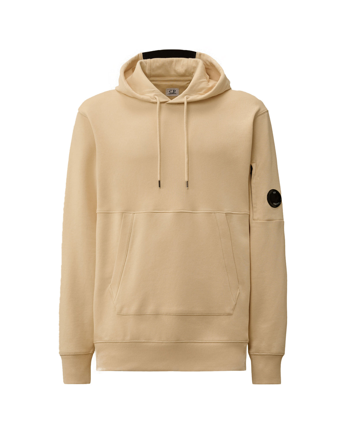 CP Company Sweatshirts Sweat Hooded In Diagonal Raised Fleece Pistacchio Shell