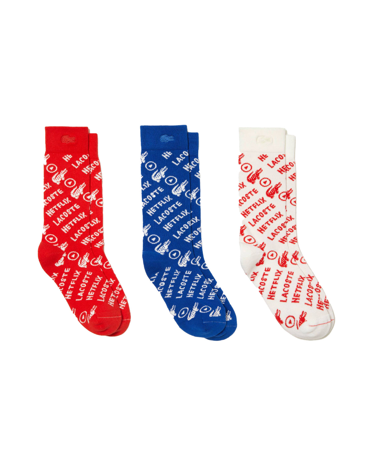 Calzini Lacoste x Netflix Multicolor 3 Paia