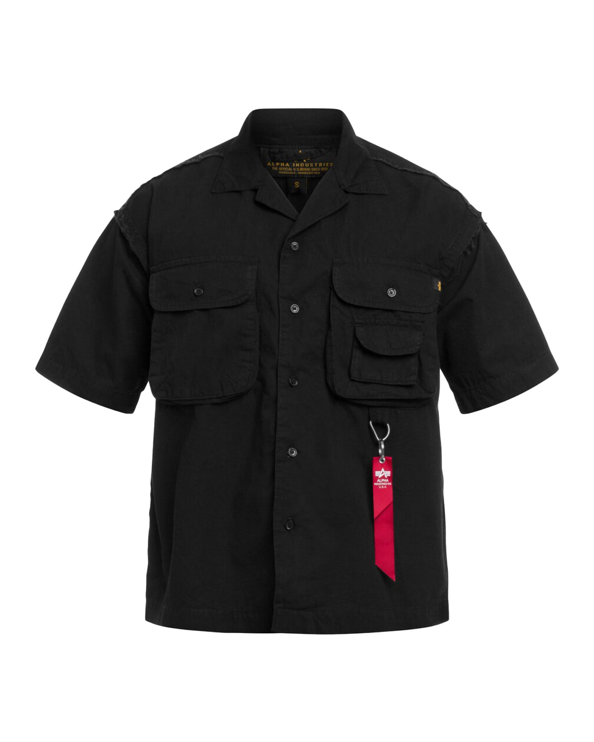 Camicia Alpha Industries Aloha Safari Shirt Nero