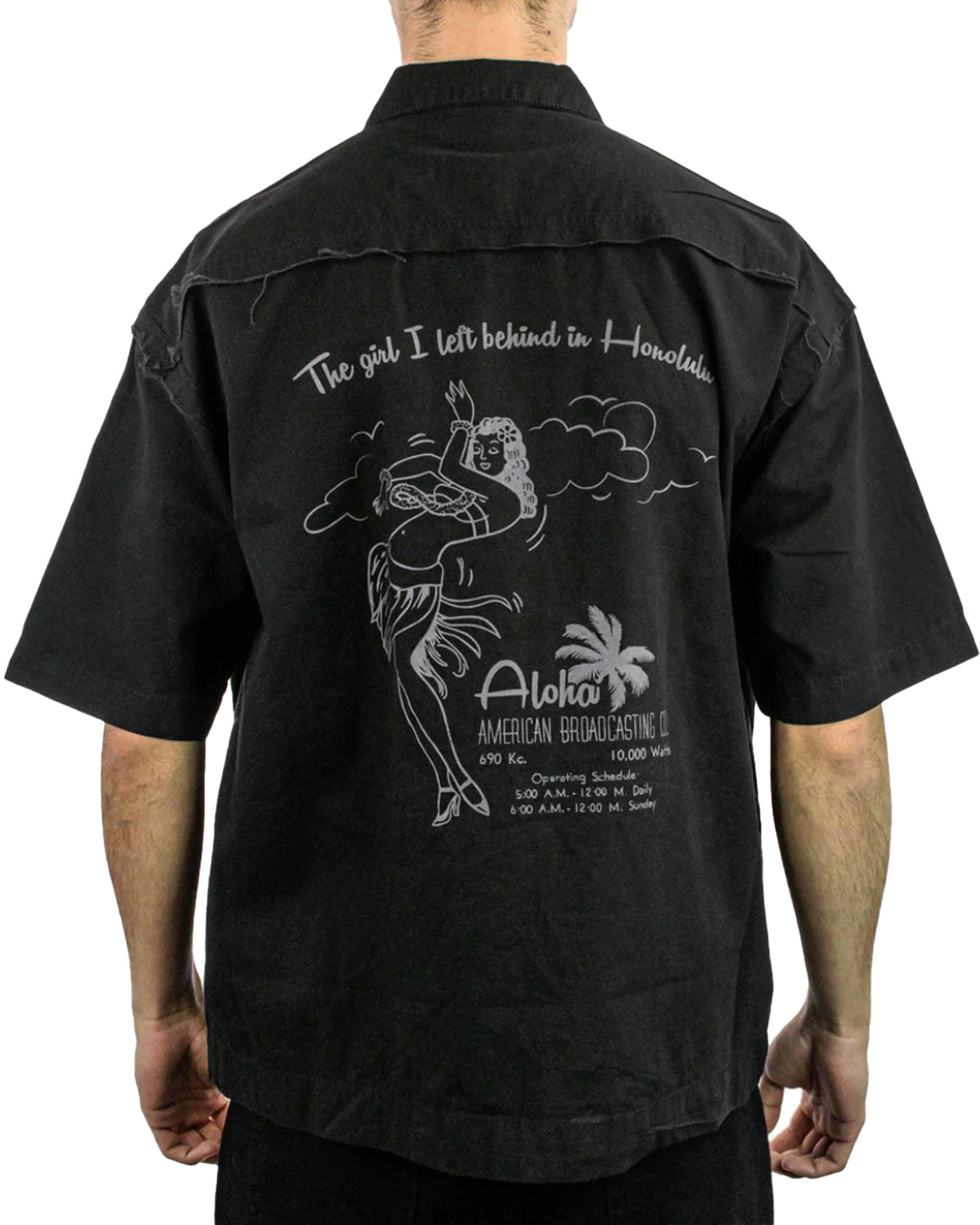 Camicia Alpha Industries Aloha Safari Shirt Nero