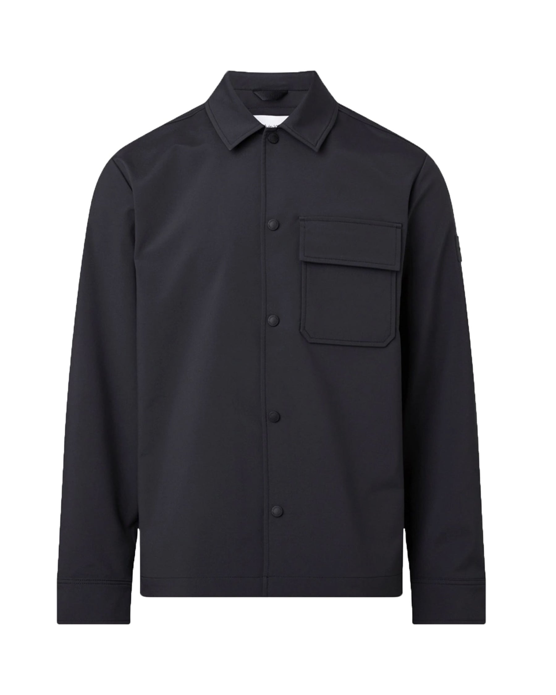 Calvin Klein Technical Knit Overshirt Black