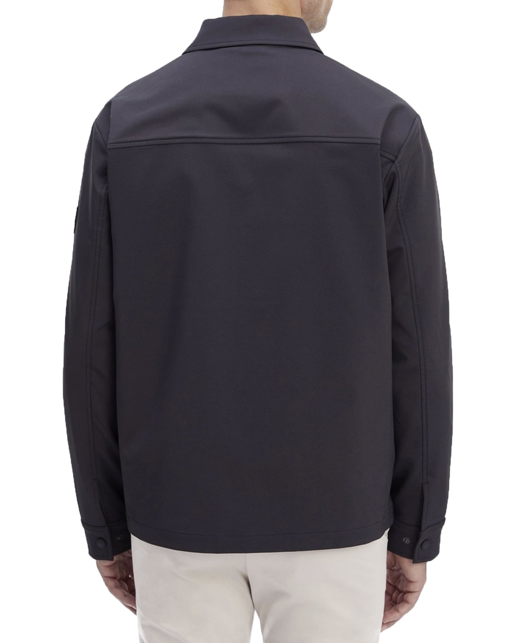 Calvin Klein Technical Knit Overshirt Black