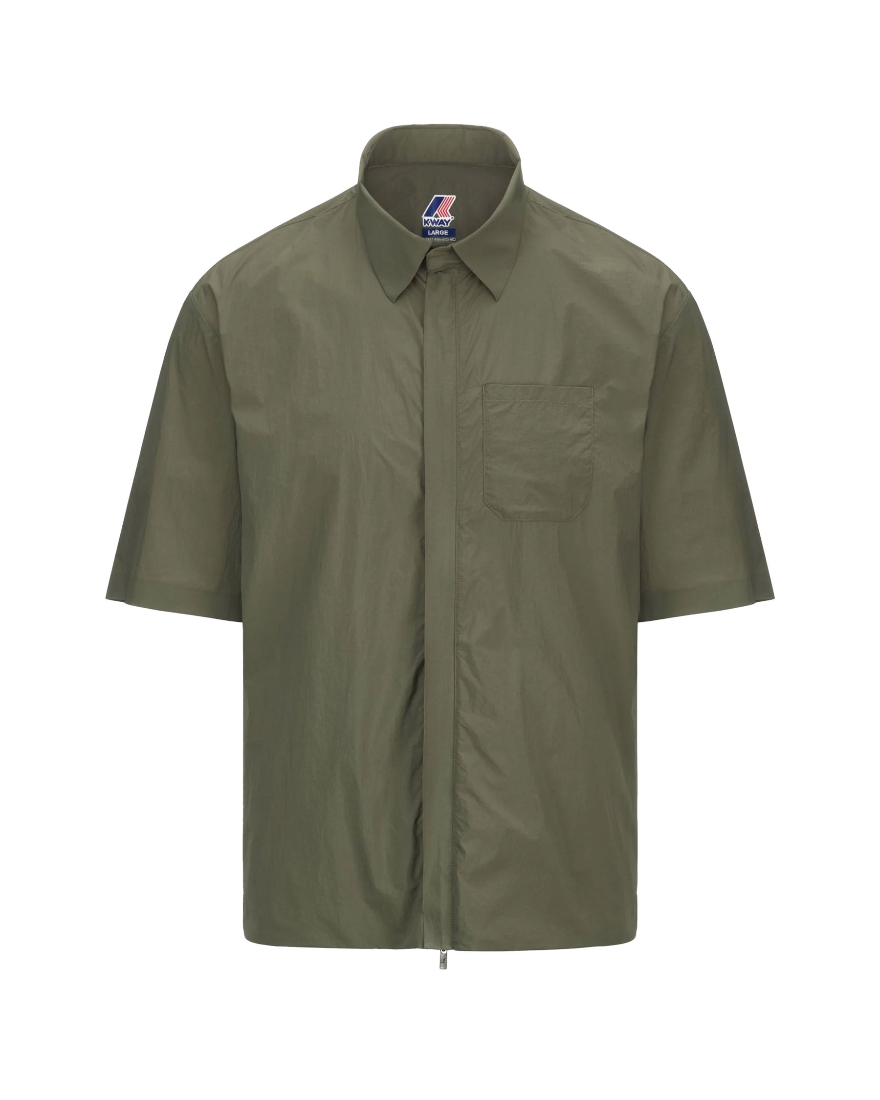 Camicia Uomo K-Way Licon Verde Militare
