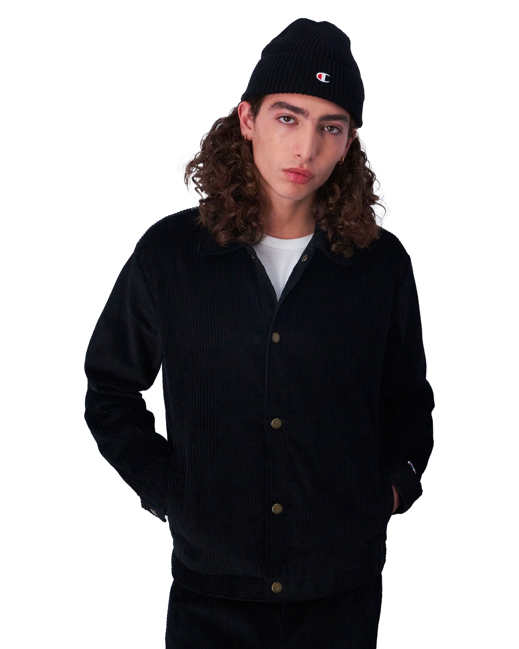 Man Velvet Shirt Champion Black