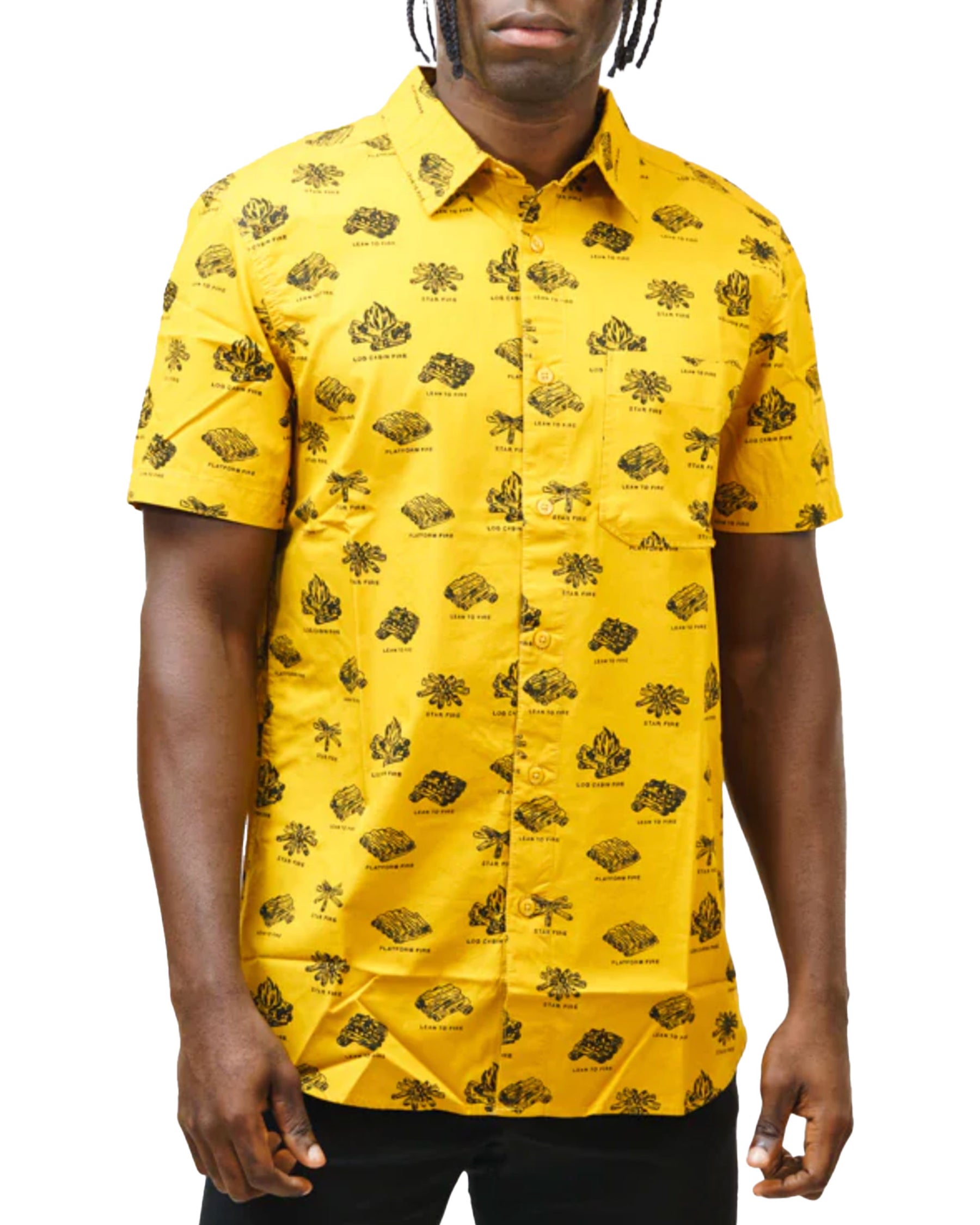 Camicia Uomo the North Face Baytrail Pattern Shirt Giallo