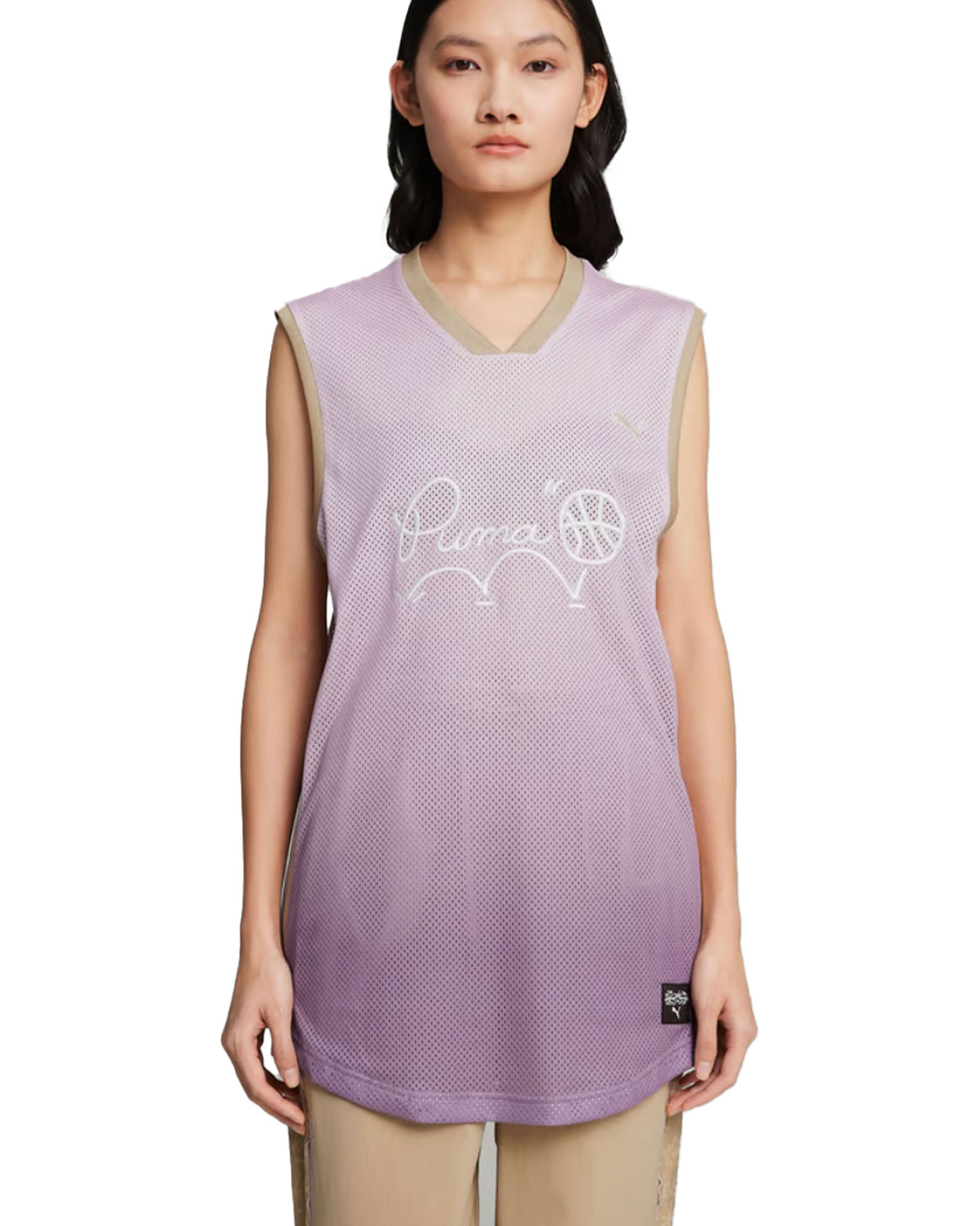 Woman's Tank Tee Puma x Sophia Chang Beige