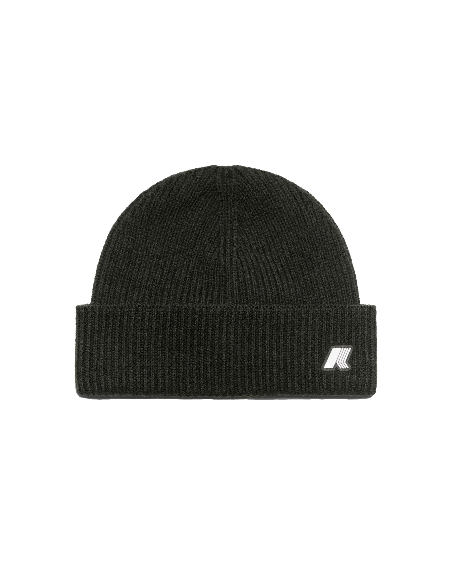 Cappello K-Way Brice Cardigan Stitch Wool Verde Scuro