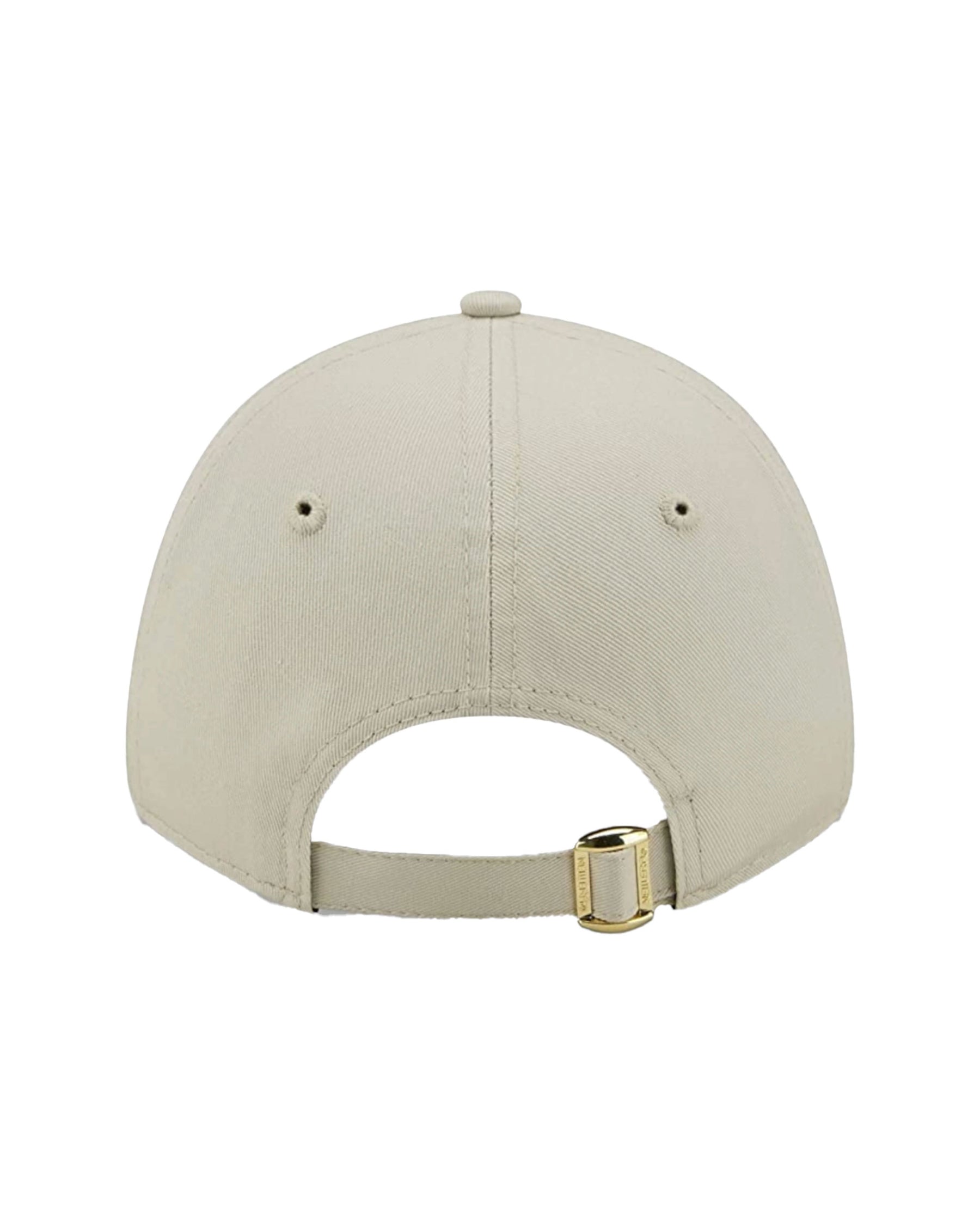New Era 9FORTY New York Yankees Metallic Logo Beige Gold