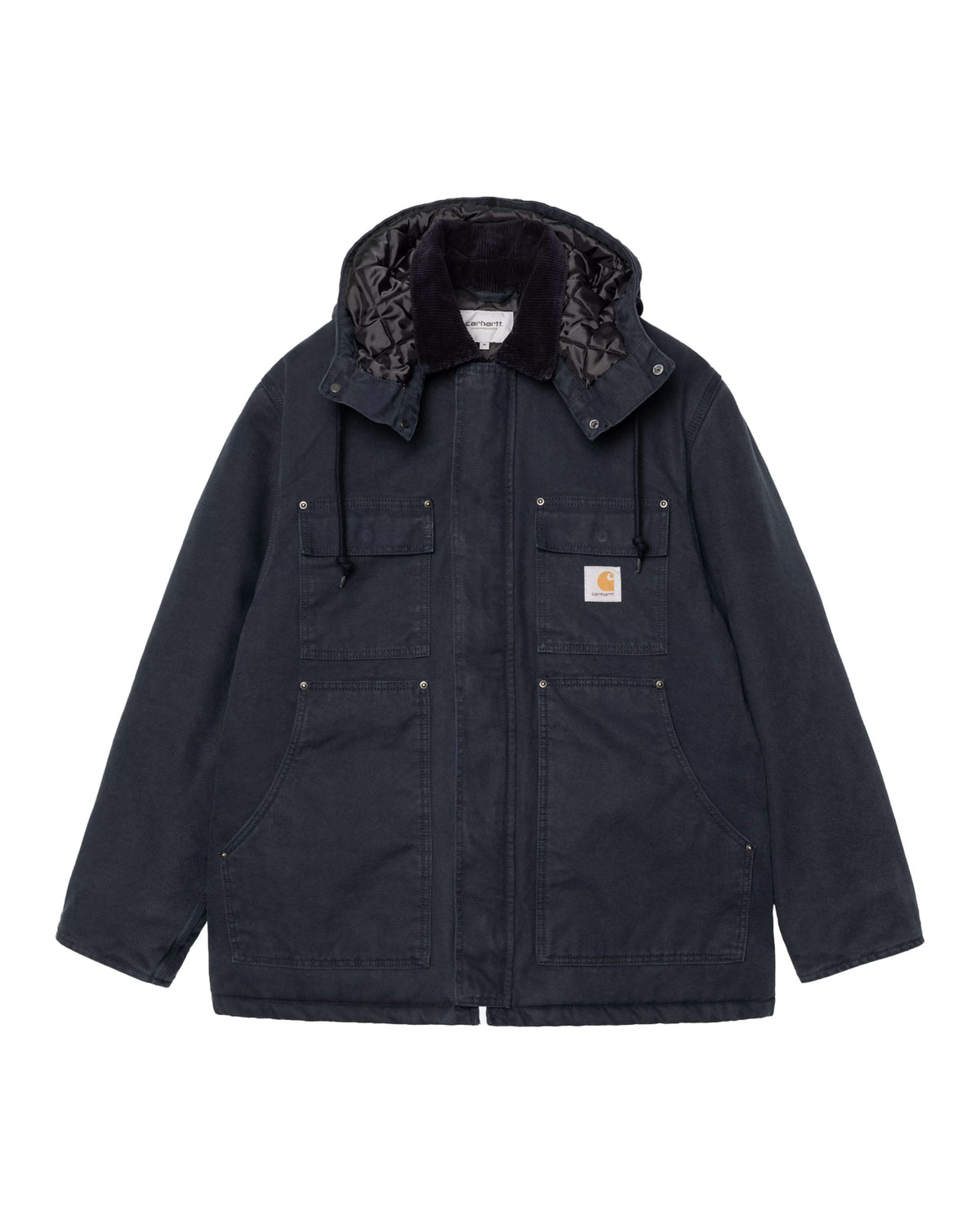 Carhartt Wip Ambel Coat Deep Night - Deep Night Stone Washed