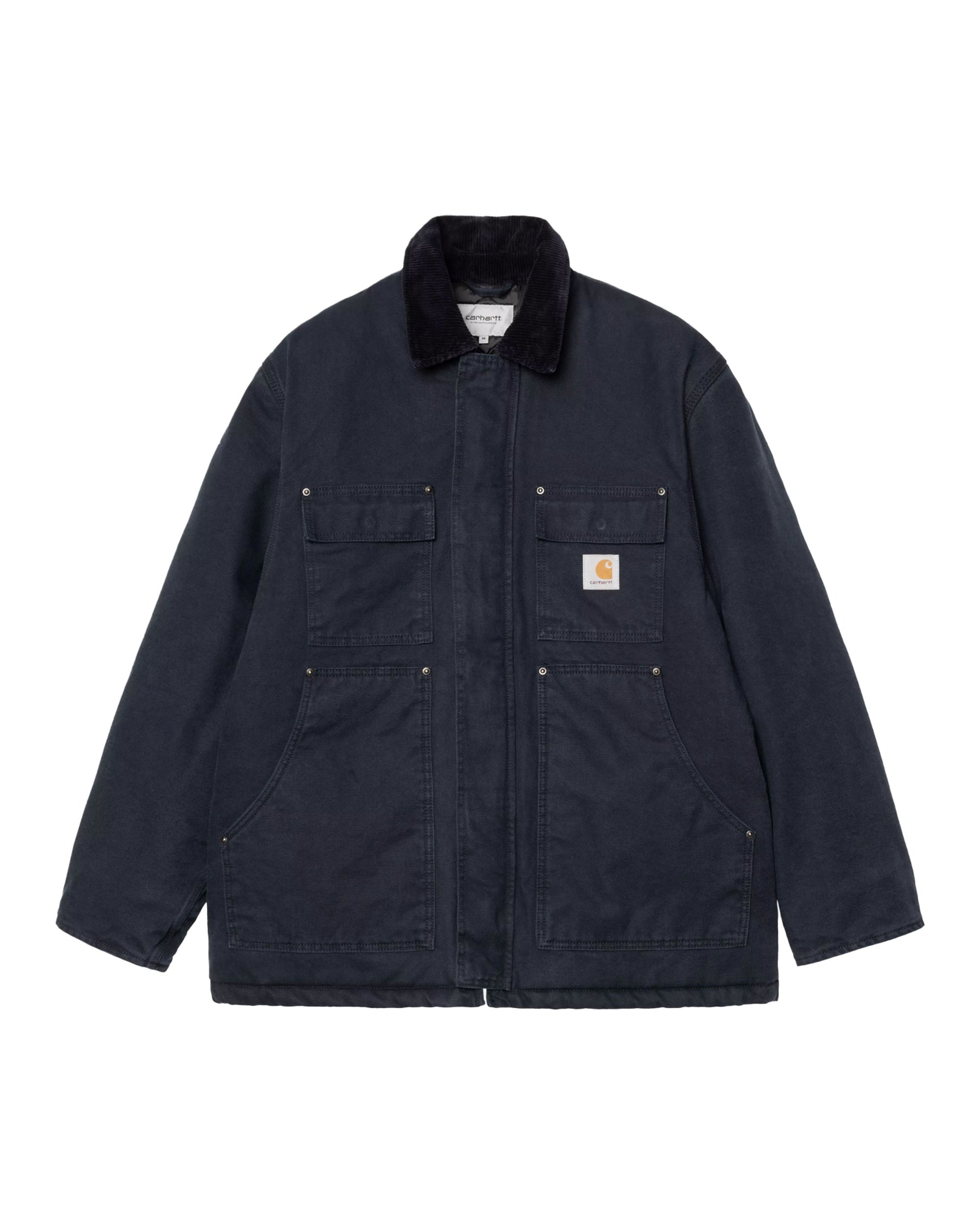 Carhartt Wip Ambel Coat Deep Night - Deep Night Stone Washed