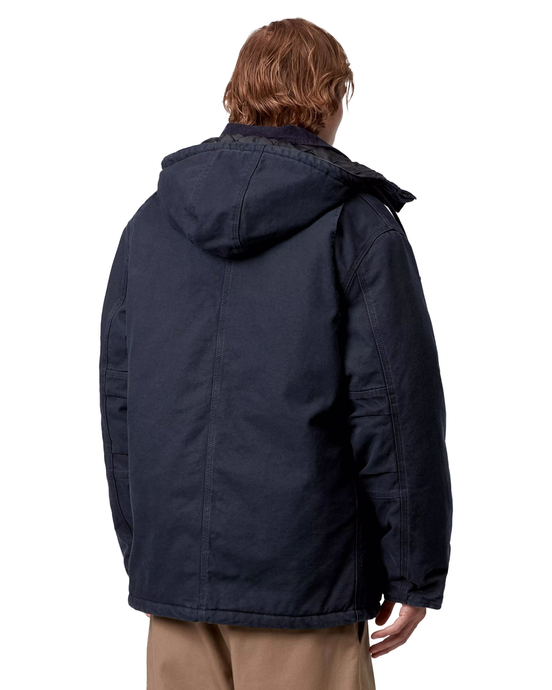 Carhartt Wip Ambel Coat Deep Night - Deep Night Stone Washed