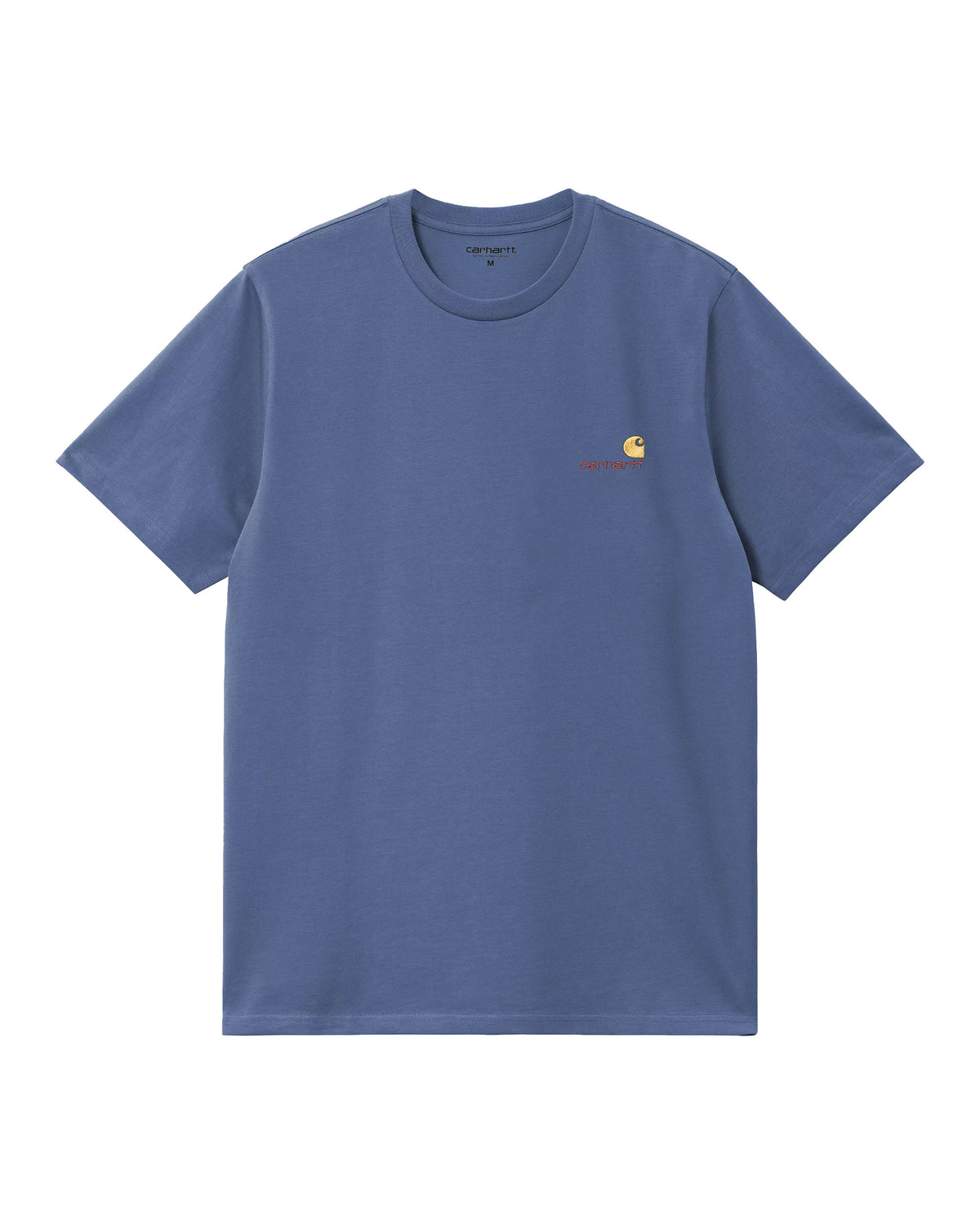 Carhartt Wip American Script T-Shirt Blue Iris
