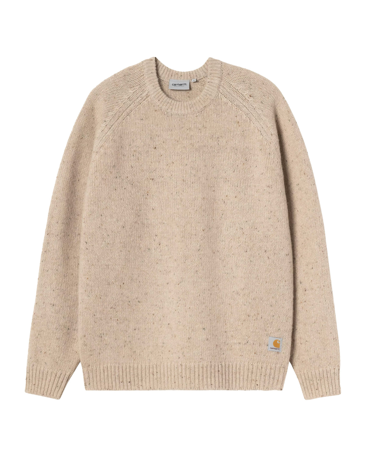 Carhartt Wip Anglistic Sweater Speckled Fleur De Sel