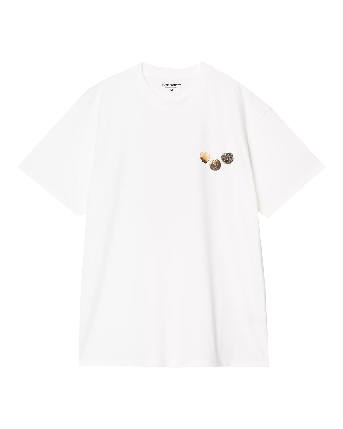 Carhartt Wip Button T-Shirt Bianco