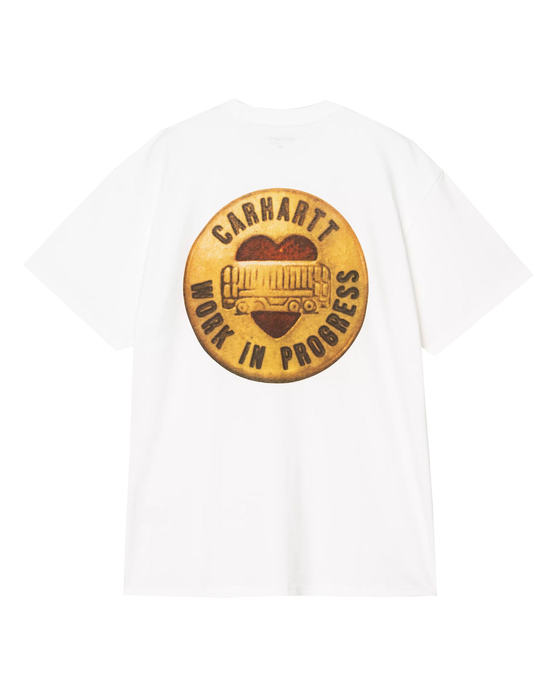 Carhartt wip button white t-shirt