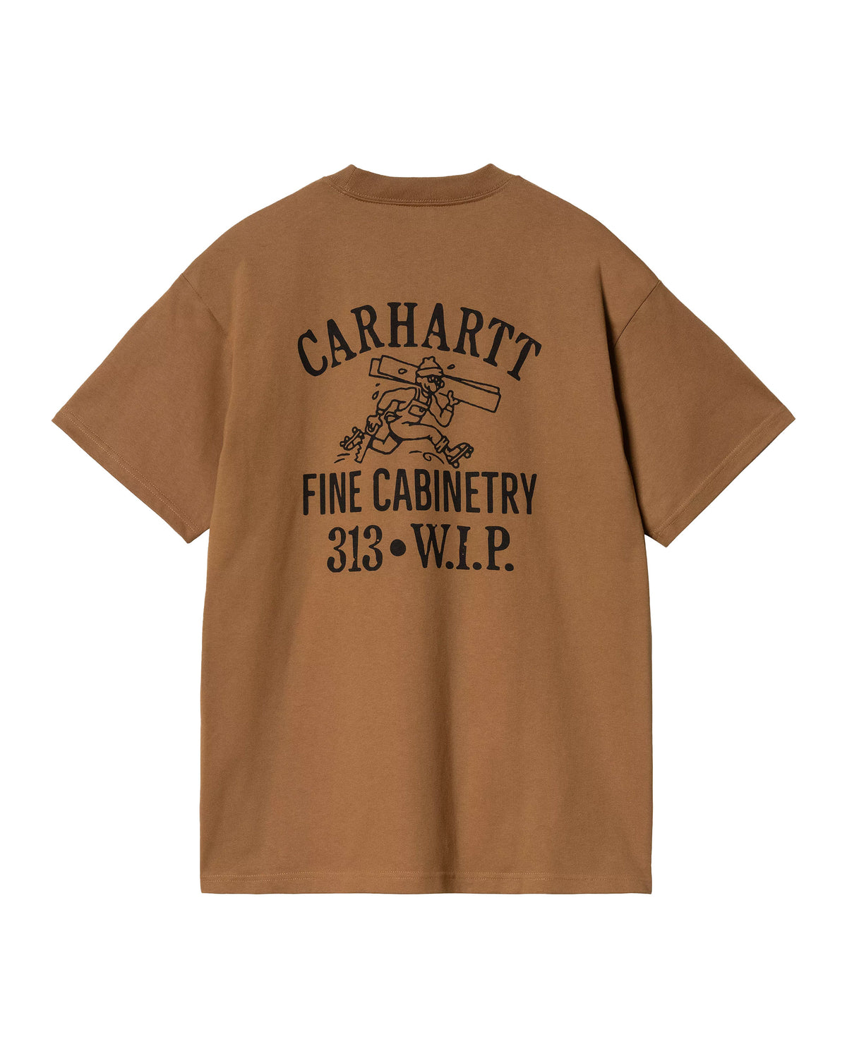 Carhartt Wip Cabinetry T-Shirt Hamilton Brown Black