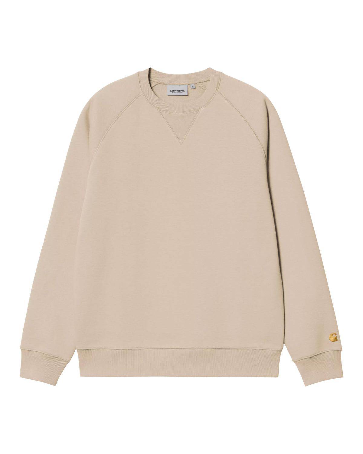 Carhartt Wip Chase Sweat Fleur De Sel-Gold