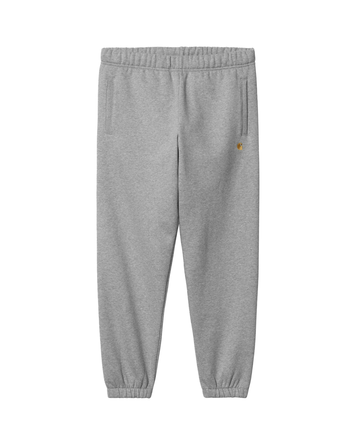 Carhartt Wip Chase Sweat Pant Grey Heather-Gold